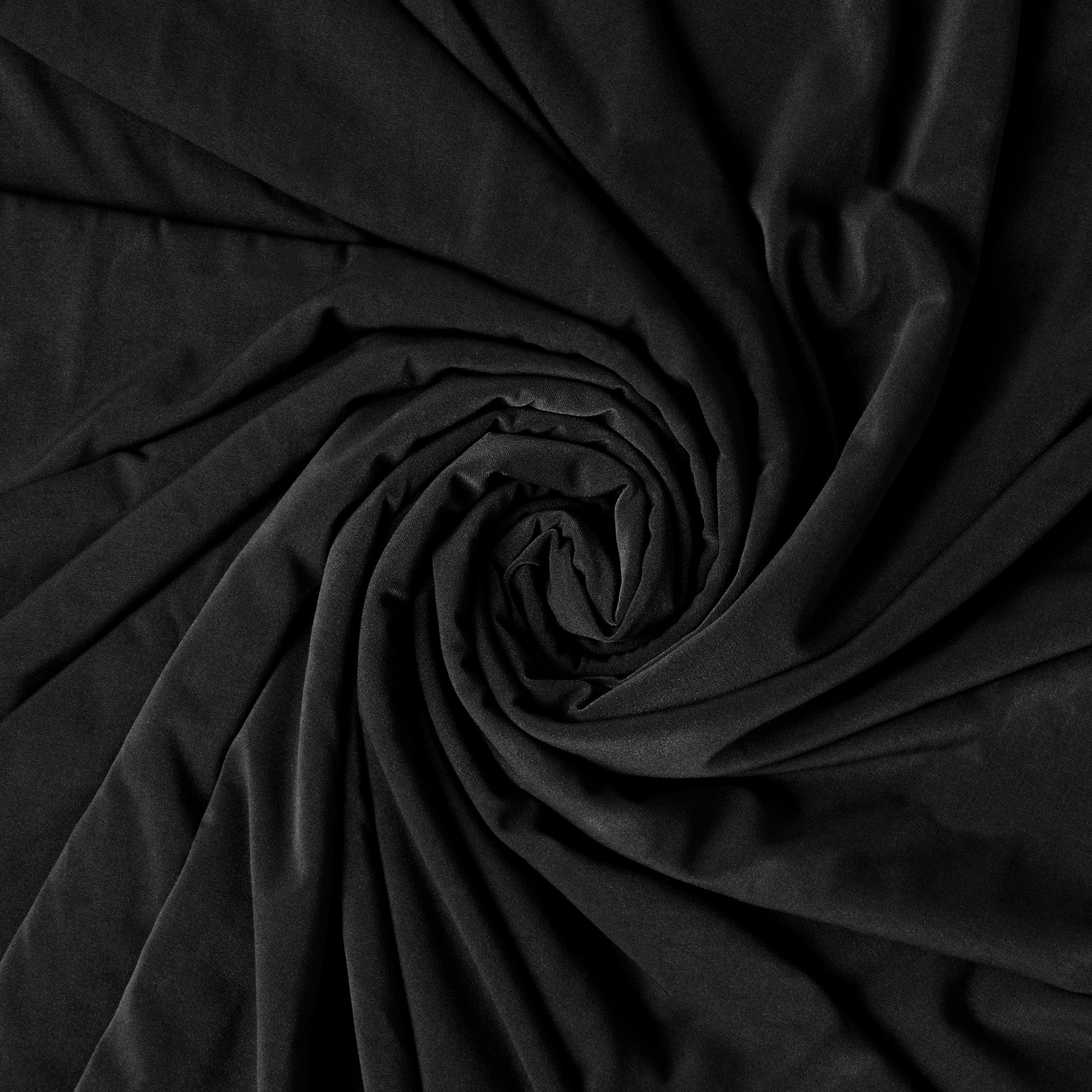 Spandex Stretch 4-way Fabric Roll 10 yds 58" - Black - Image 2
