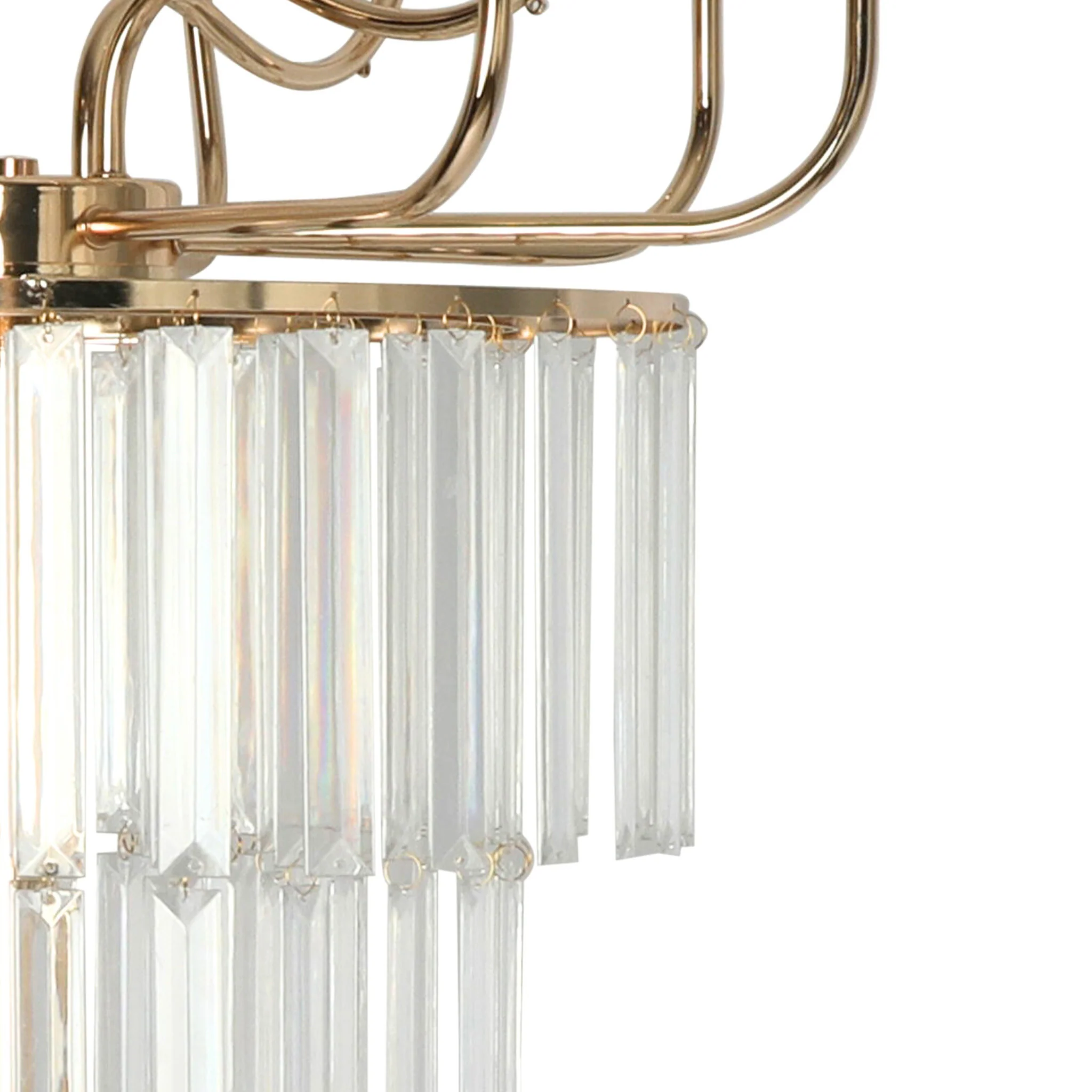 12 Arms Chandelier Candelabra Centerpiece - Gold - Image 2