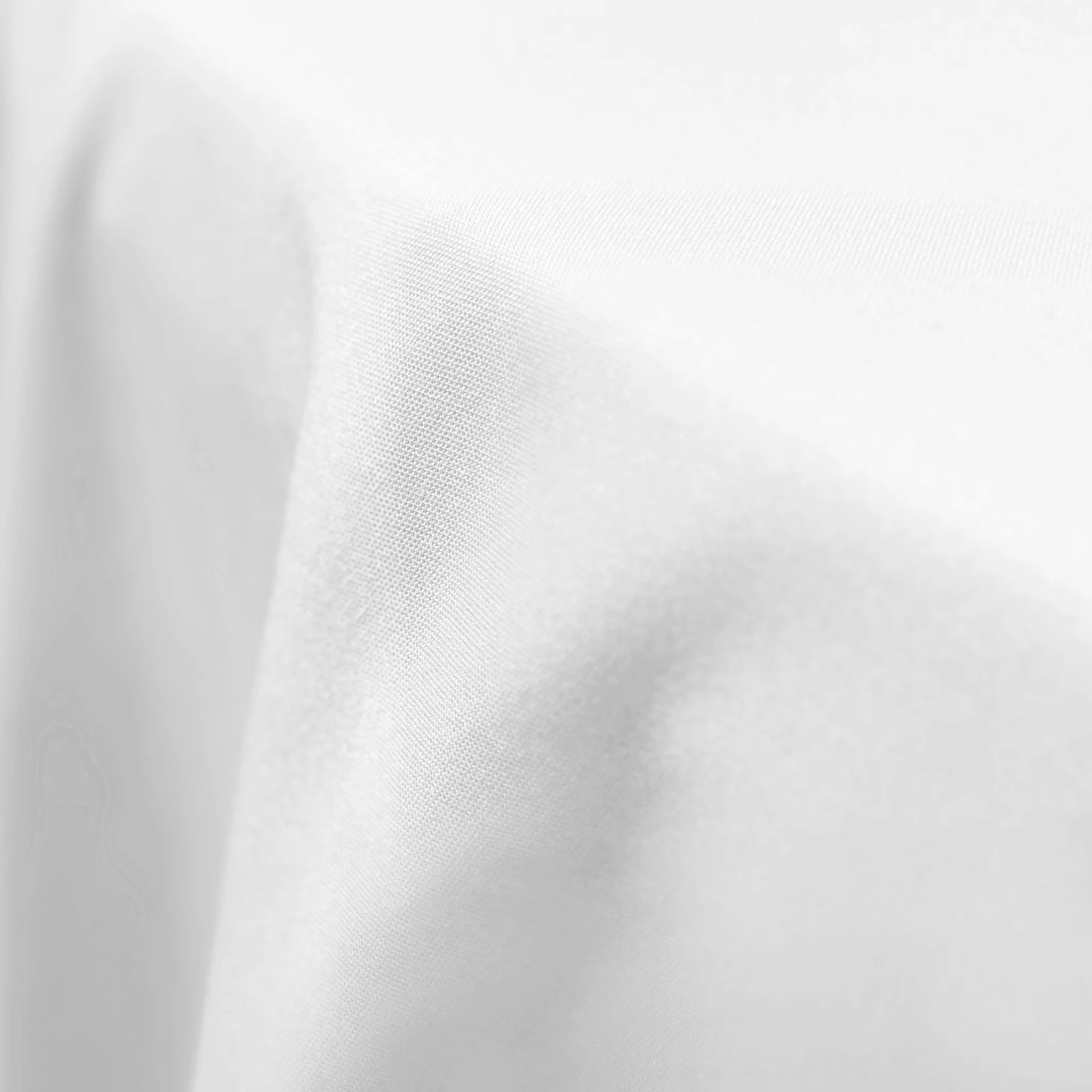 Premium 132" Round White Spun Polyester Tablecloth - Image 8