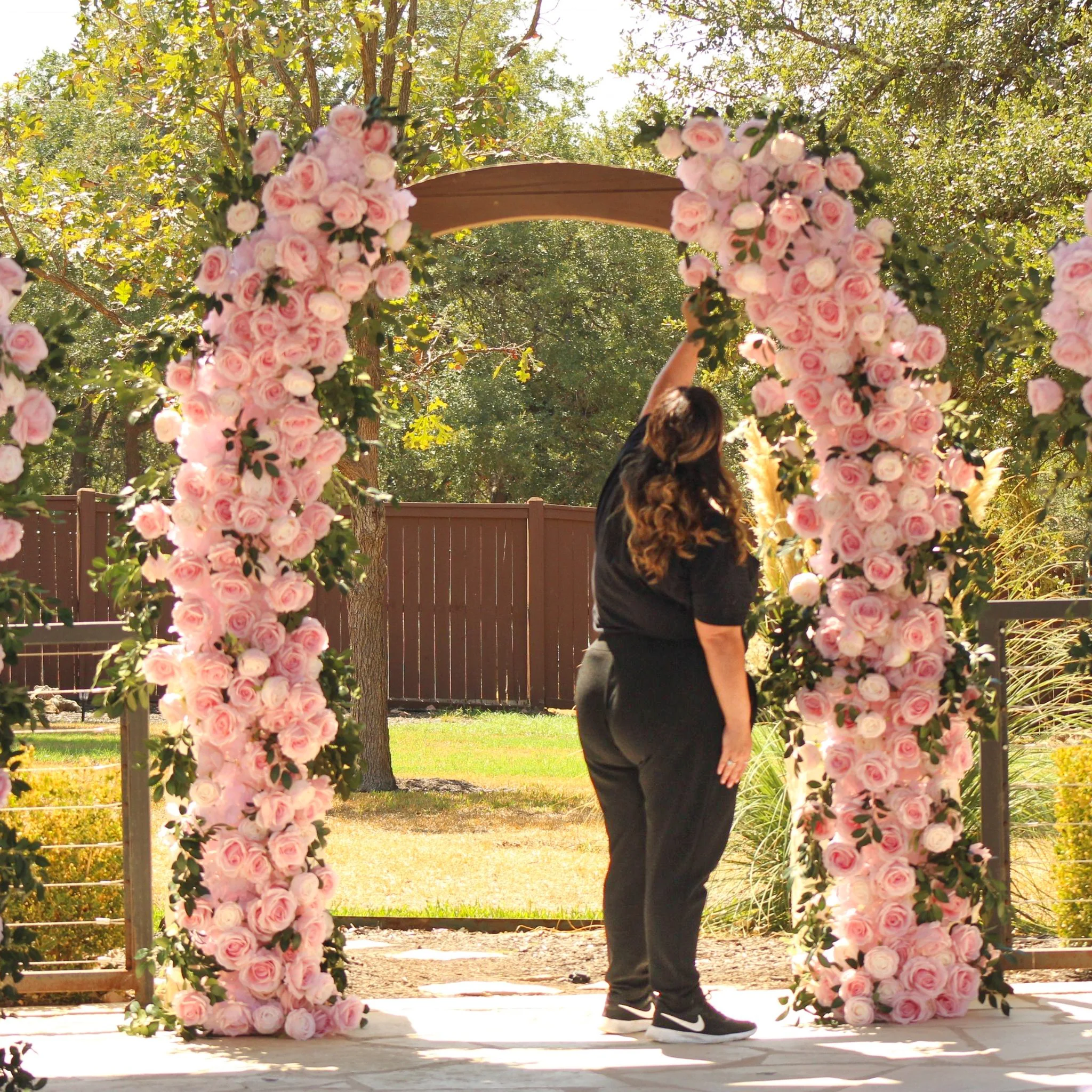 2pc Curved Arch Backdrop Frame Stand - Image 10