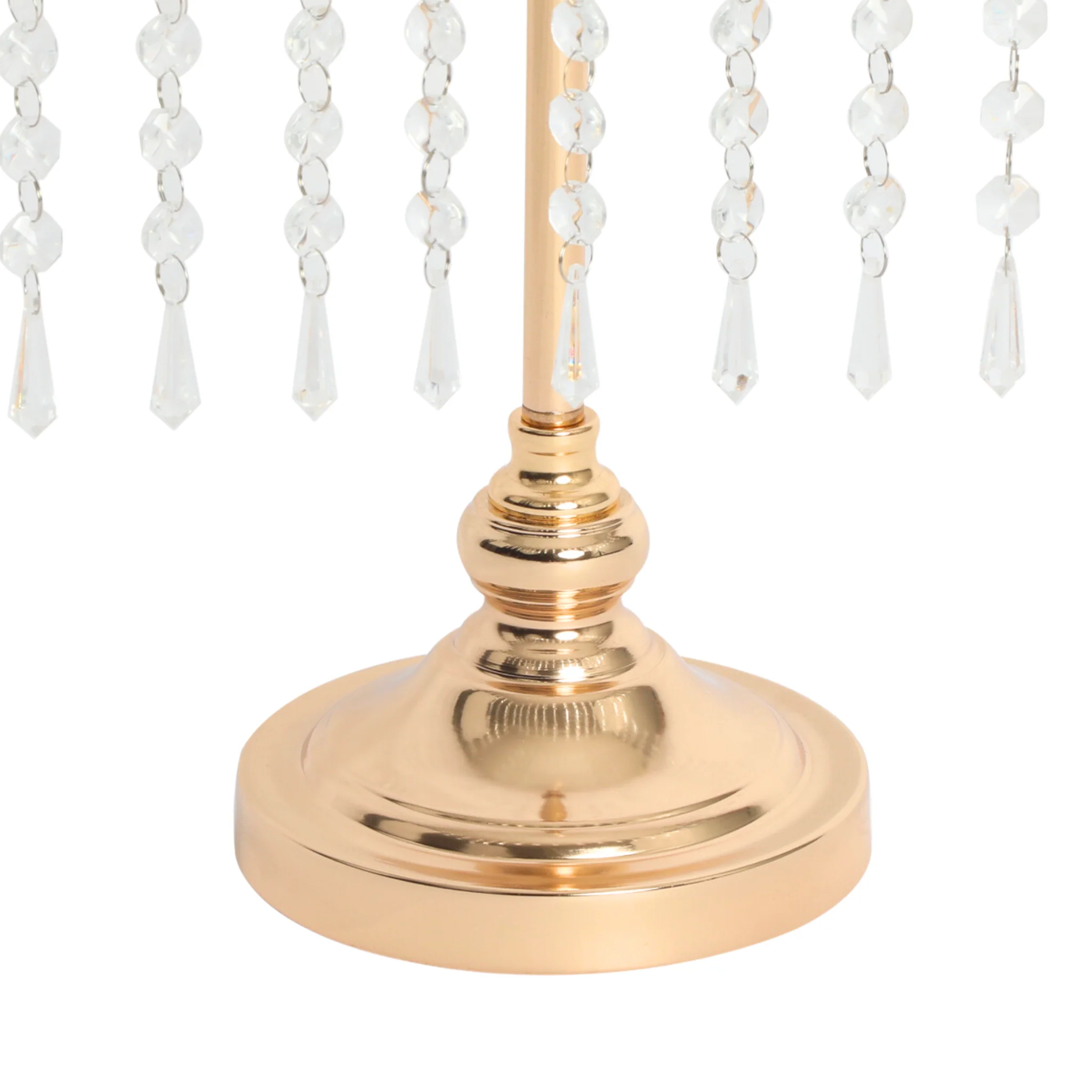 3 Tier Square Crystal Drop Cupcake Stand - Image 3