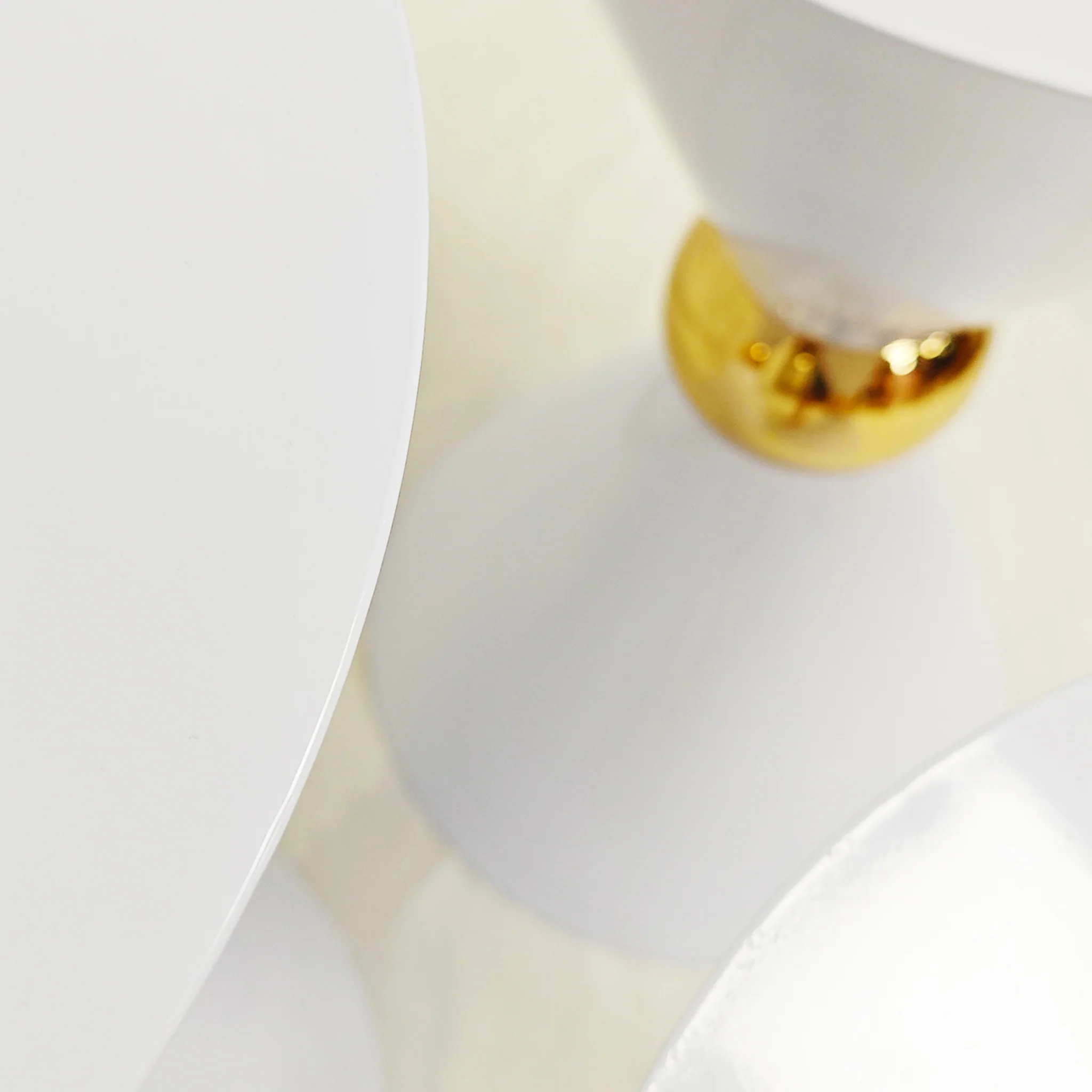 35" Tall Hourglass Plinth Pedestal Stand - White - Image 4