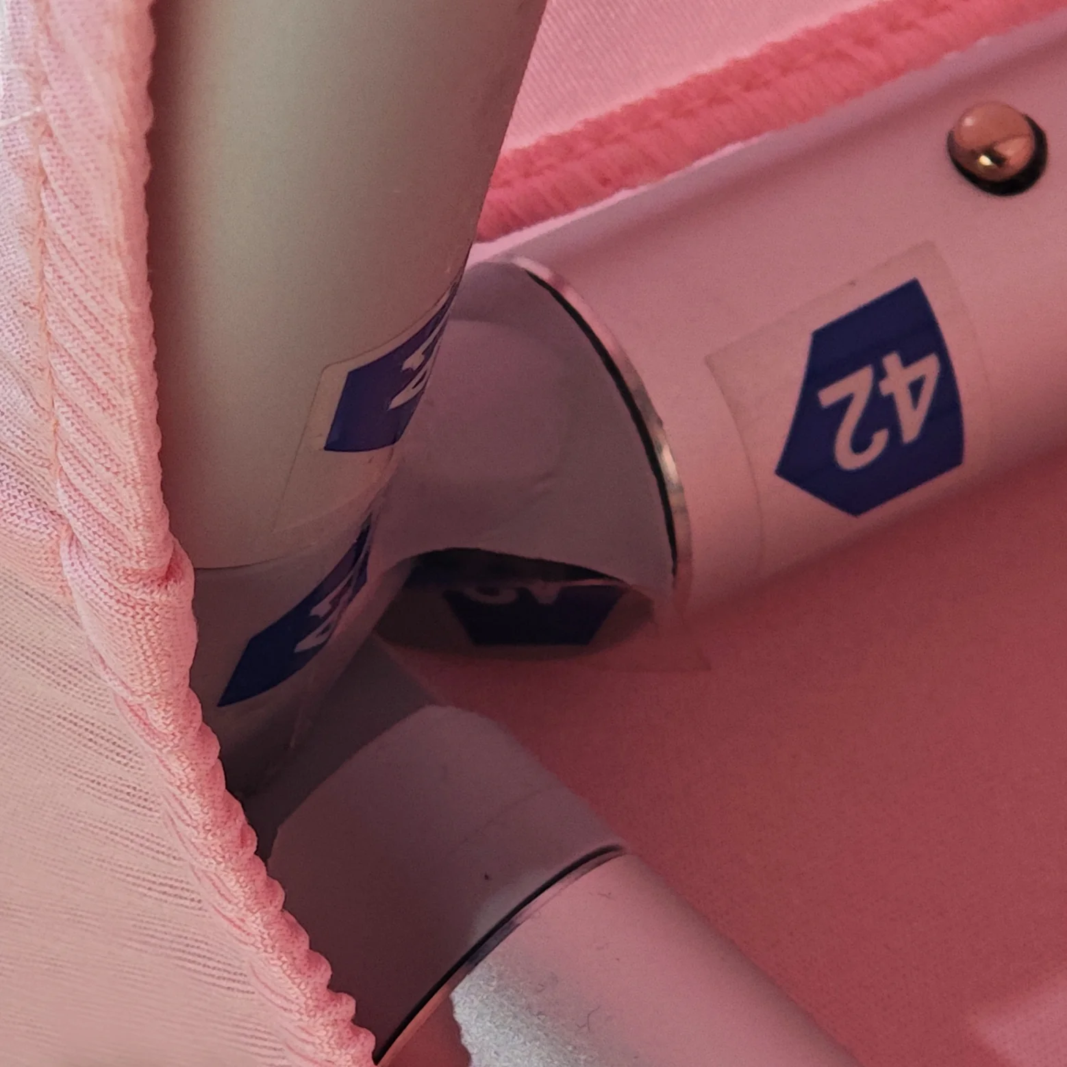 Spandex Cover for 3D Large 7.85ft Tilted Rectangular Backdrop Stand - Pink - Image 3