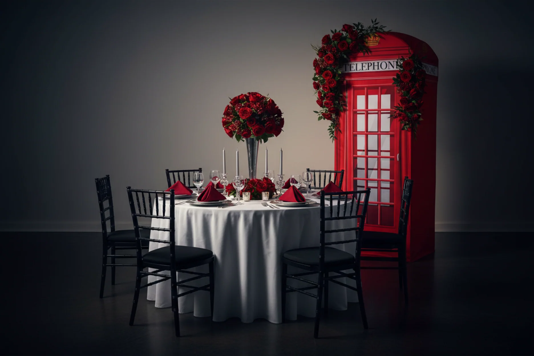 3D Telephone Booth Aluminum Frame Stand - Image 7