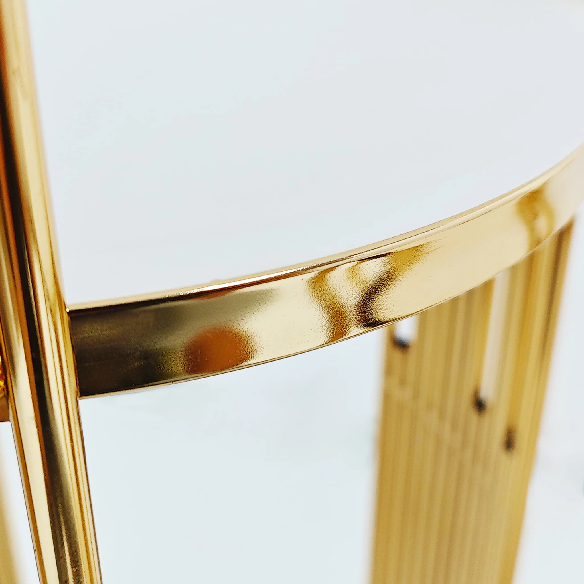 3 pcs of Gold Plinths Round Display Stand - Image 7