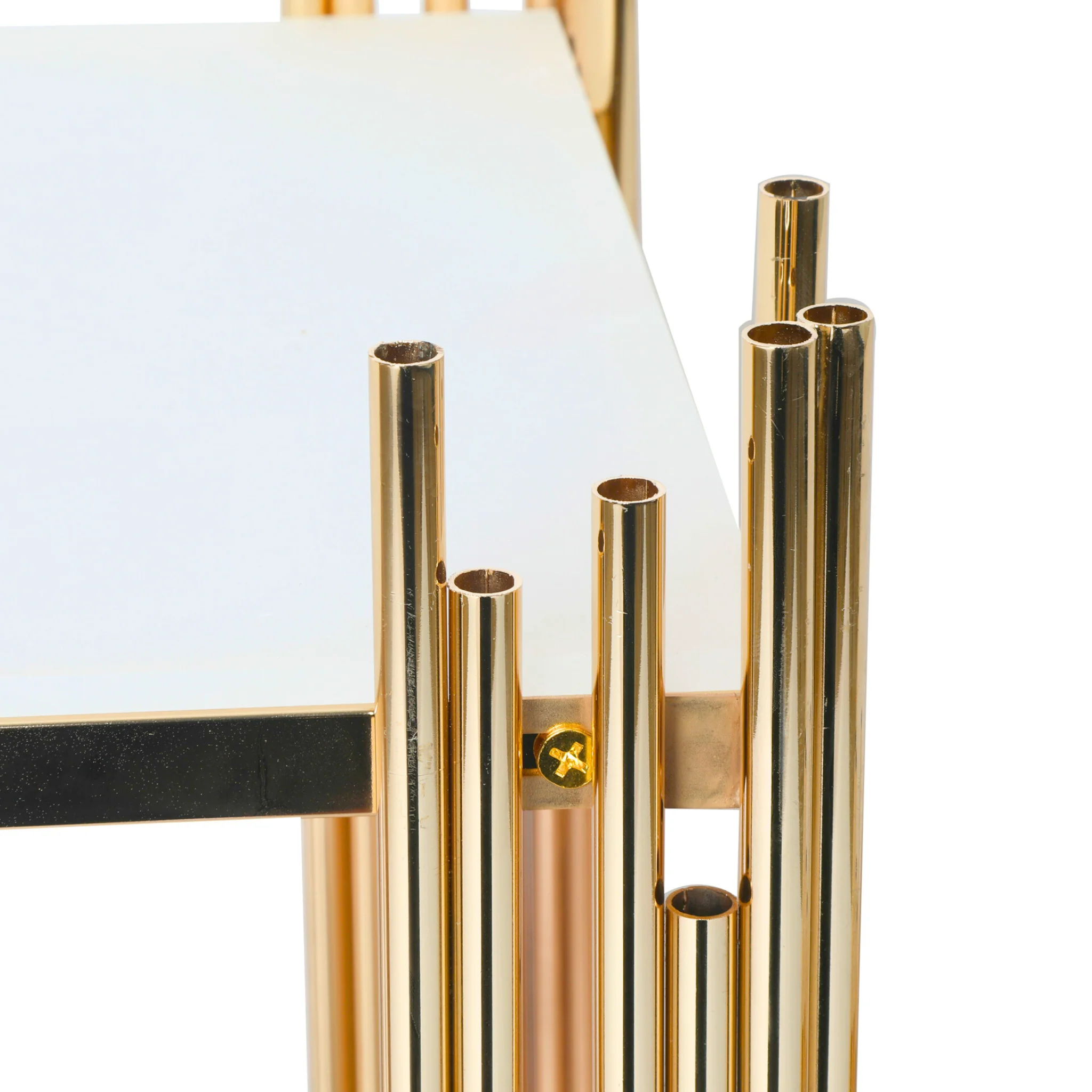 3 pcs of Gold Plinths Square Display Stand - Image 3