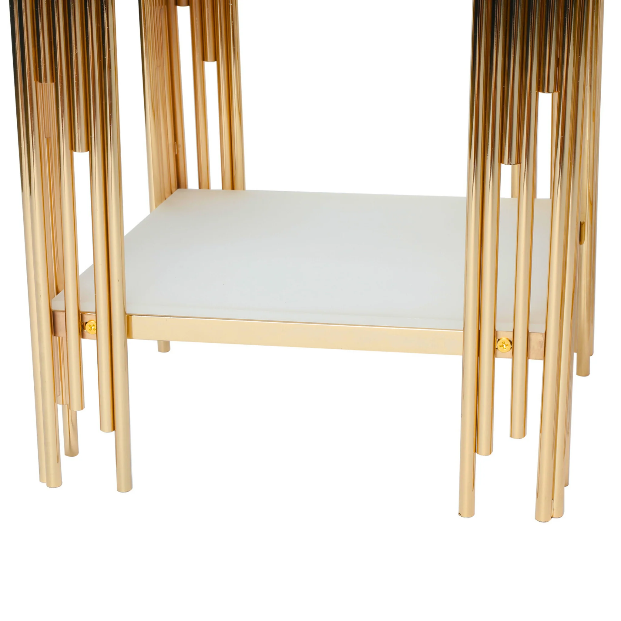 3 pcs of Gold Plinths Square Display Stand - Image 4