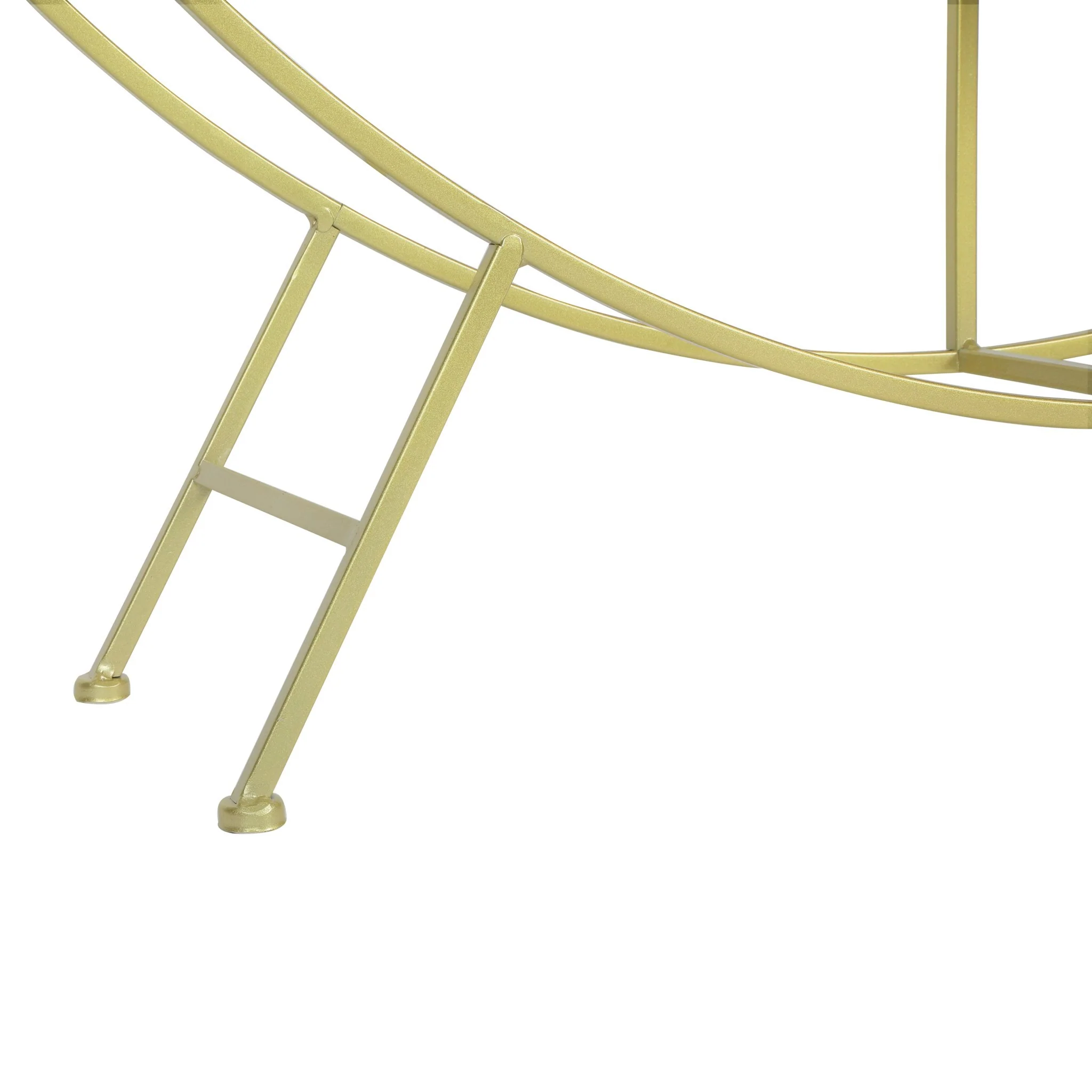 4 ft Round Metal Dessert Display Stand - Gold - Image 7