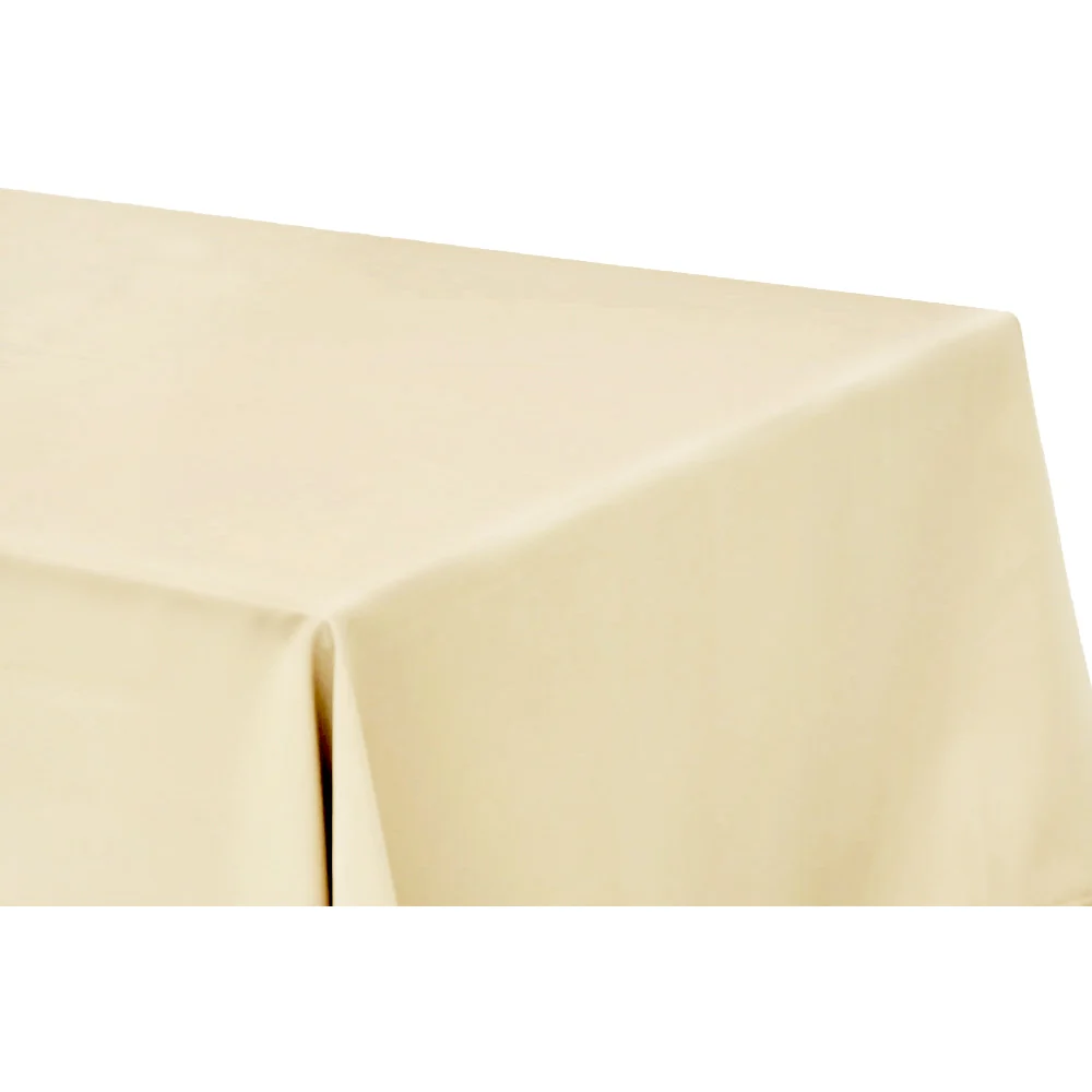 90"x156" Rectangular Oblong Premium Polyester Tablecloth - Nude