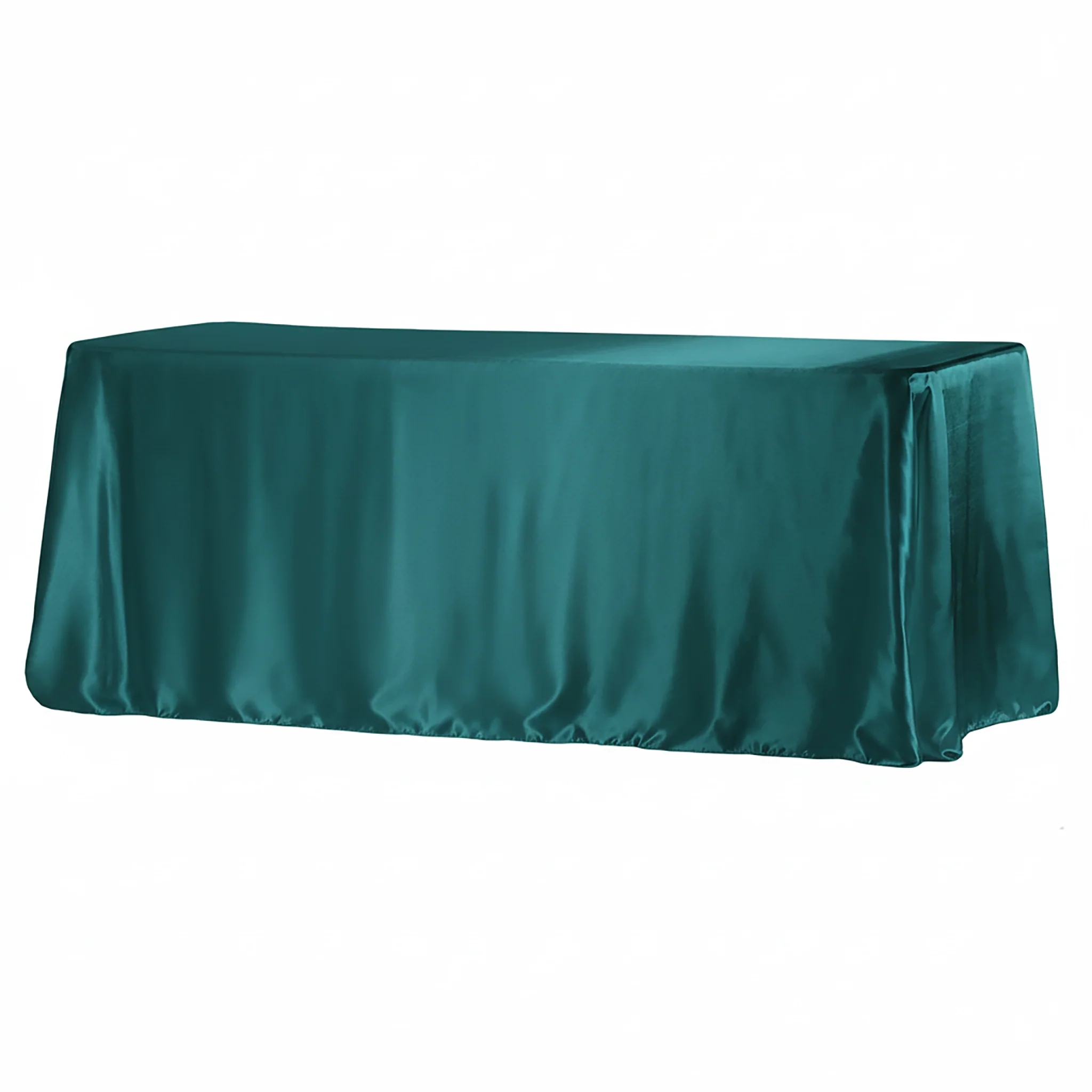 90"x156" Rectangular Satin Tablecloth - Peacock