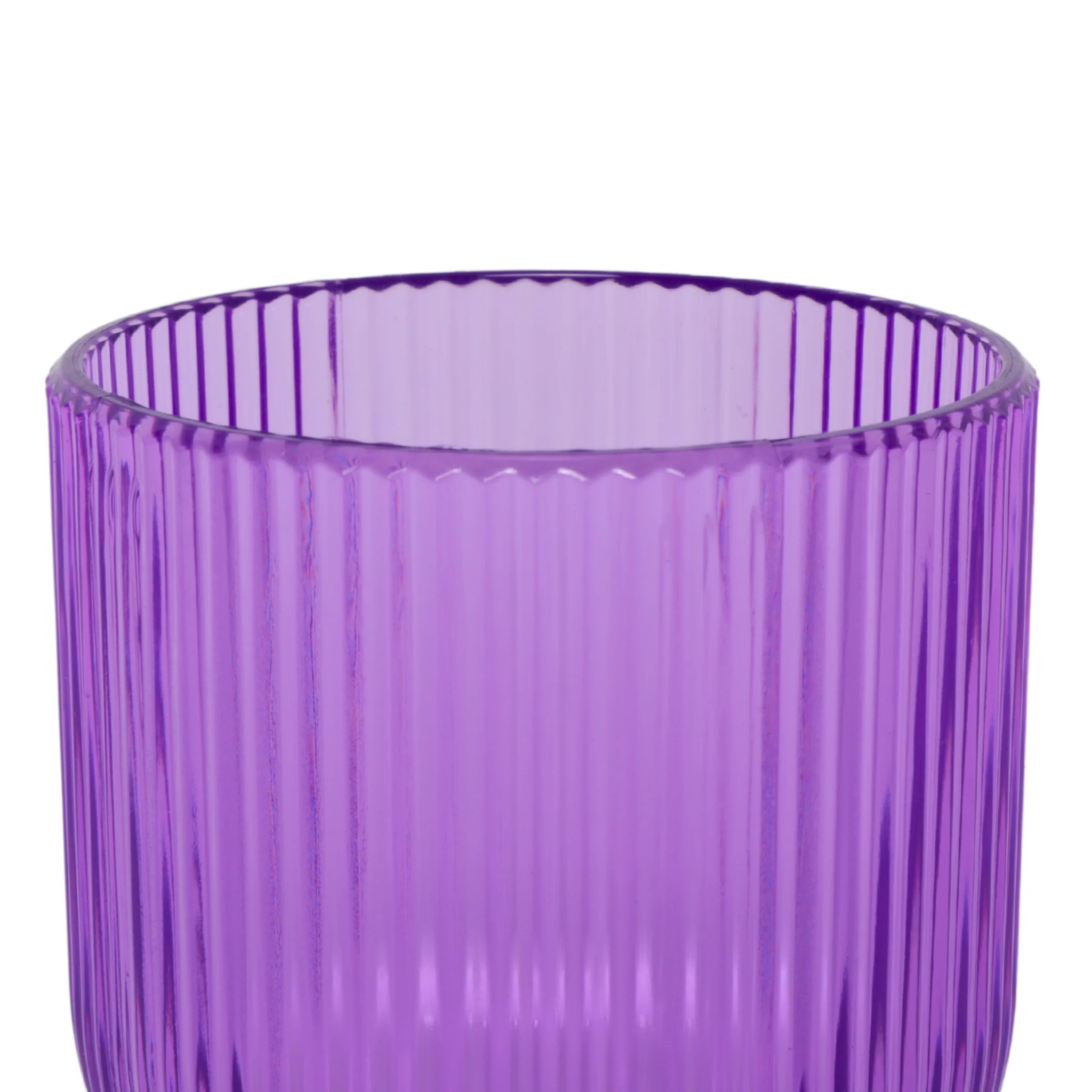 Lavender Acrylic 11oz Wine Goblets Ripple Design (6 pcs/pk) - Image 8