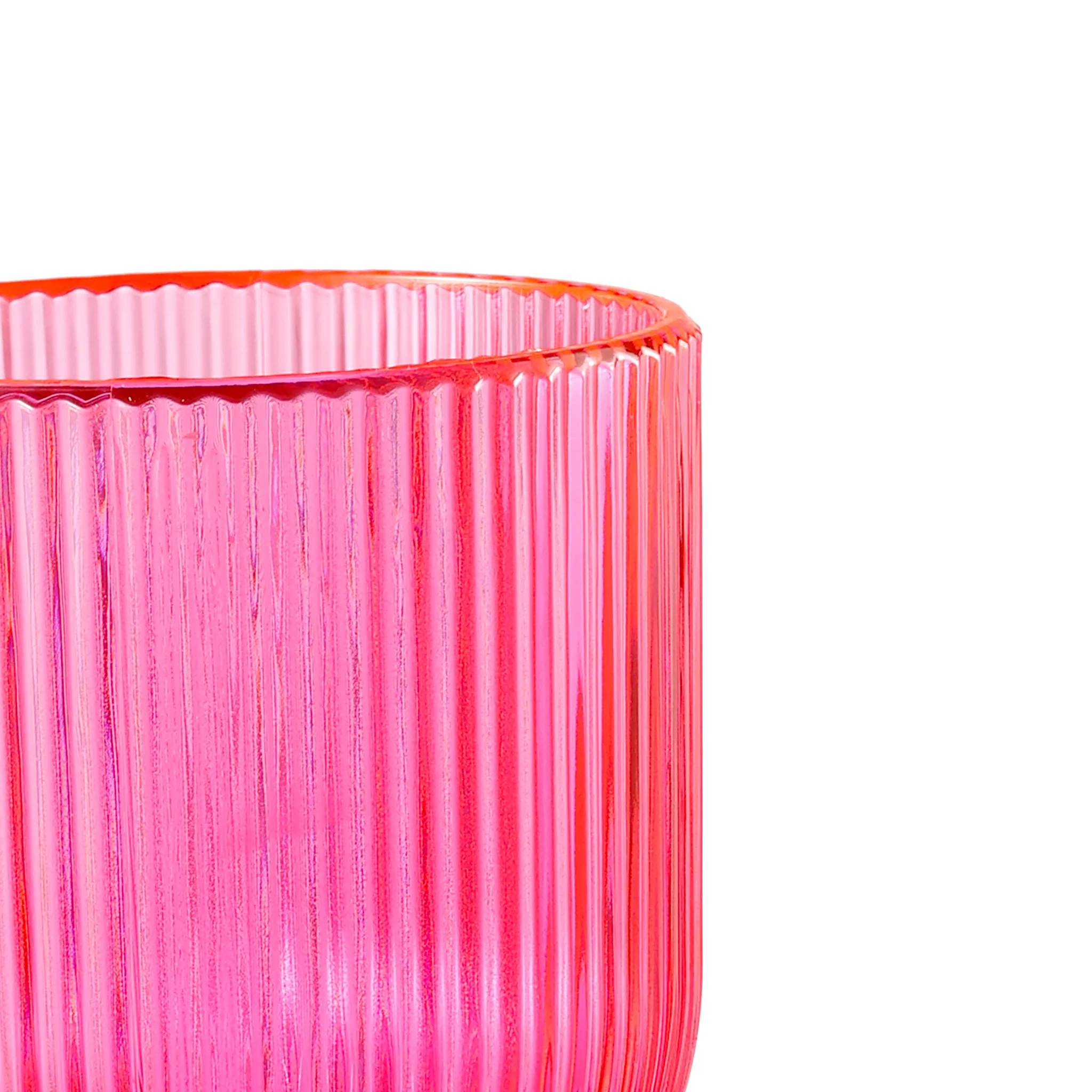 Pink Acrylic 11oz Wine Goblets Ripple Design (6 pcs/pk) - Image 9