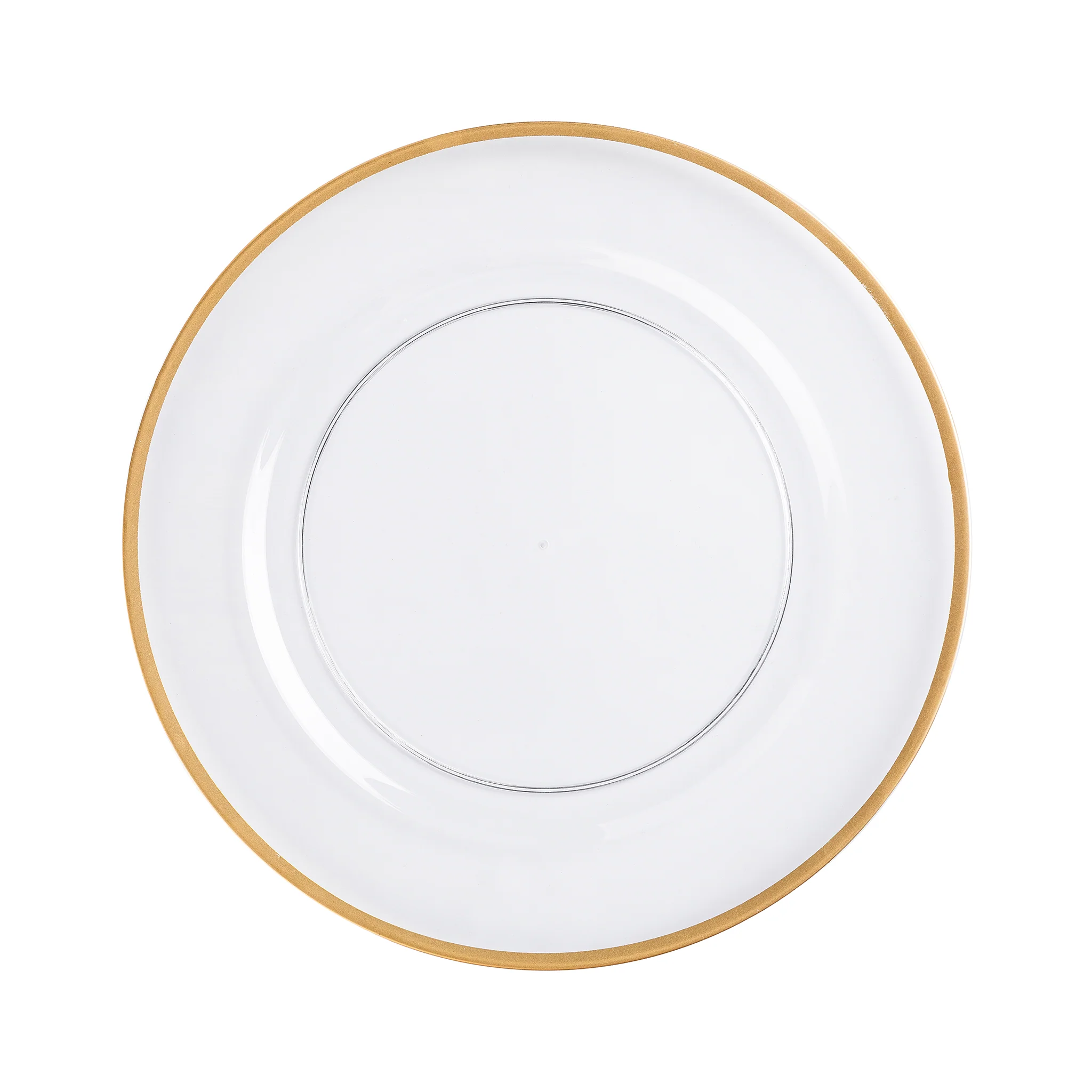 Alpine Acrylic Charger Plate - Gold trim - Image 7