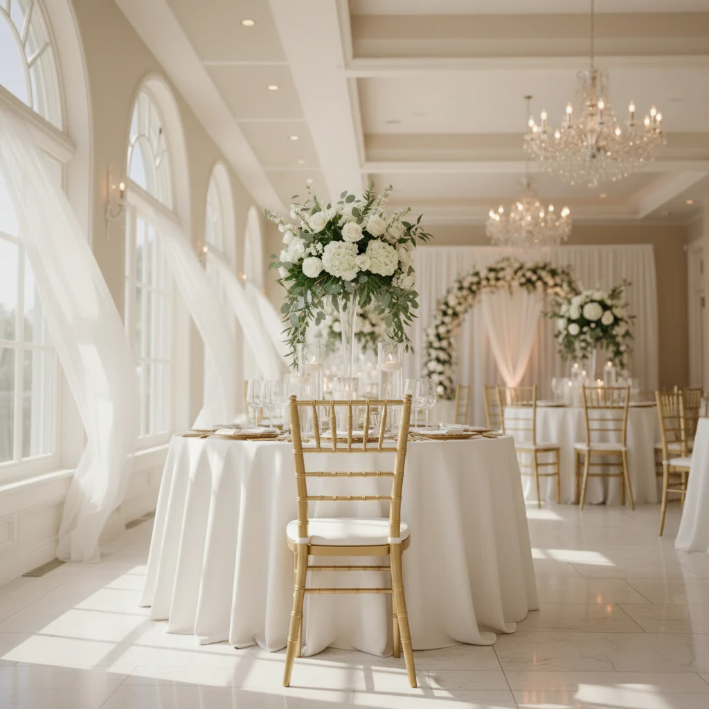 Gold Aluminum Chiavari Chair 4pc/set - Image 2