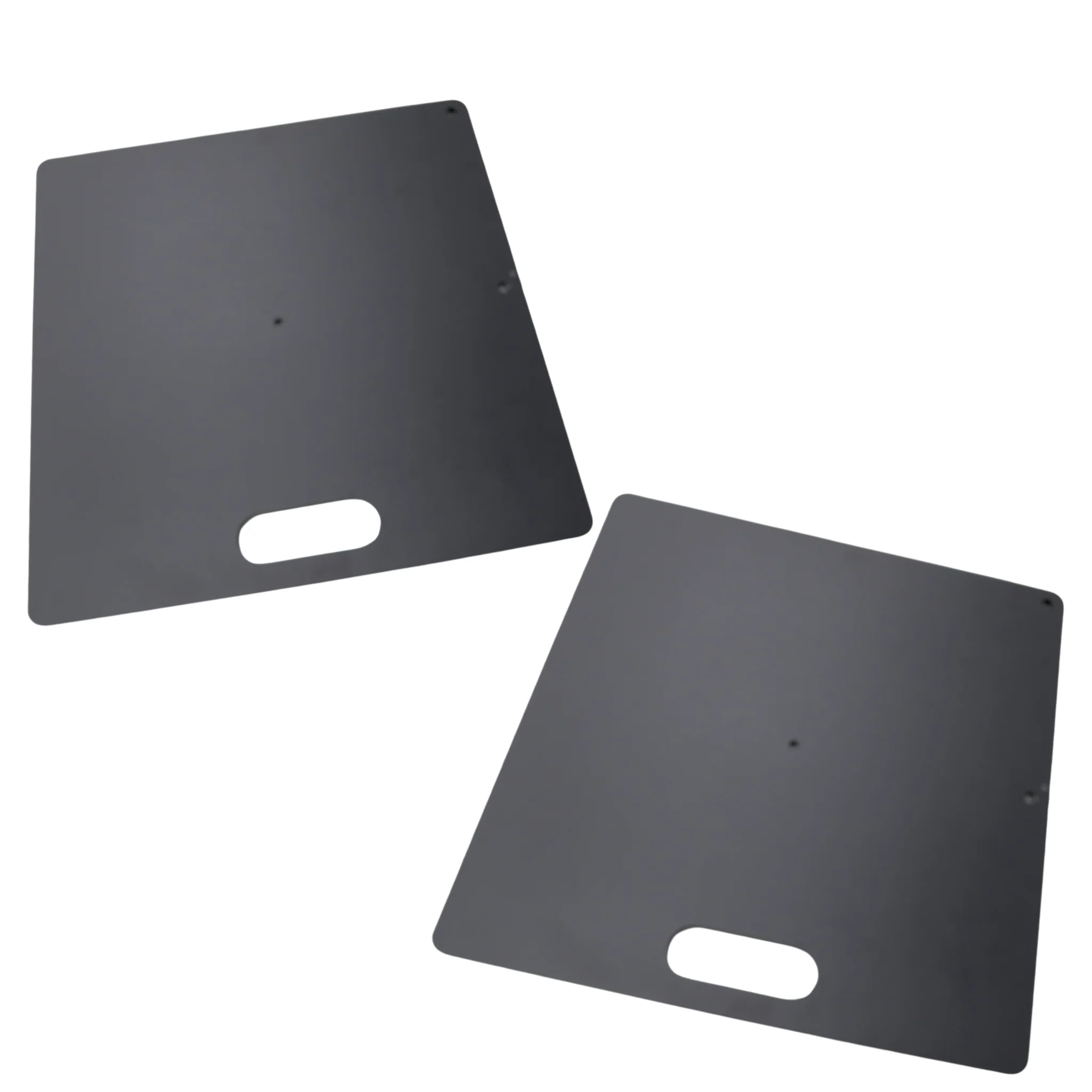 Base stand 18" x 18" x 3/16" slip fit (Fits set A) - Black - Image 3