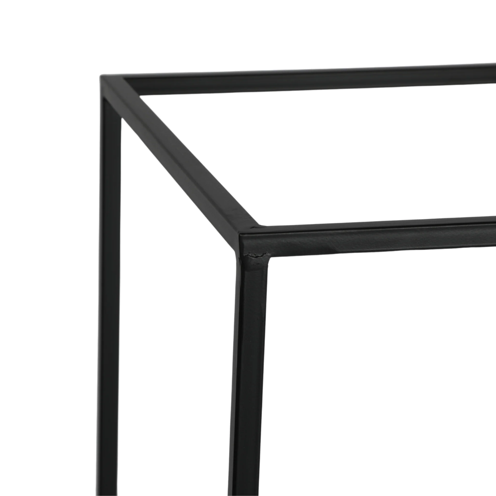 Modern Rectangular Tall Metal Frame Stand Centerpiece (3 pcs/set) - Black - Image 3