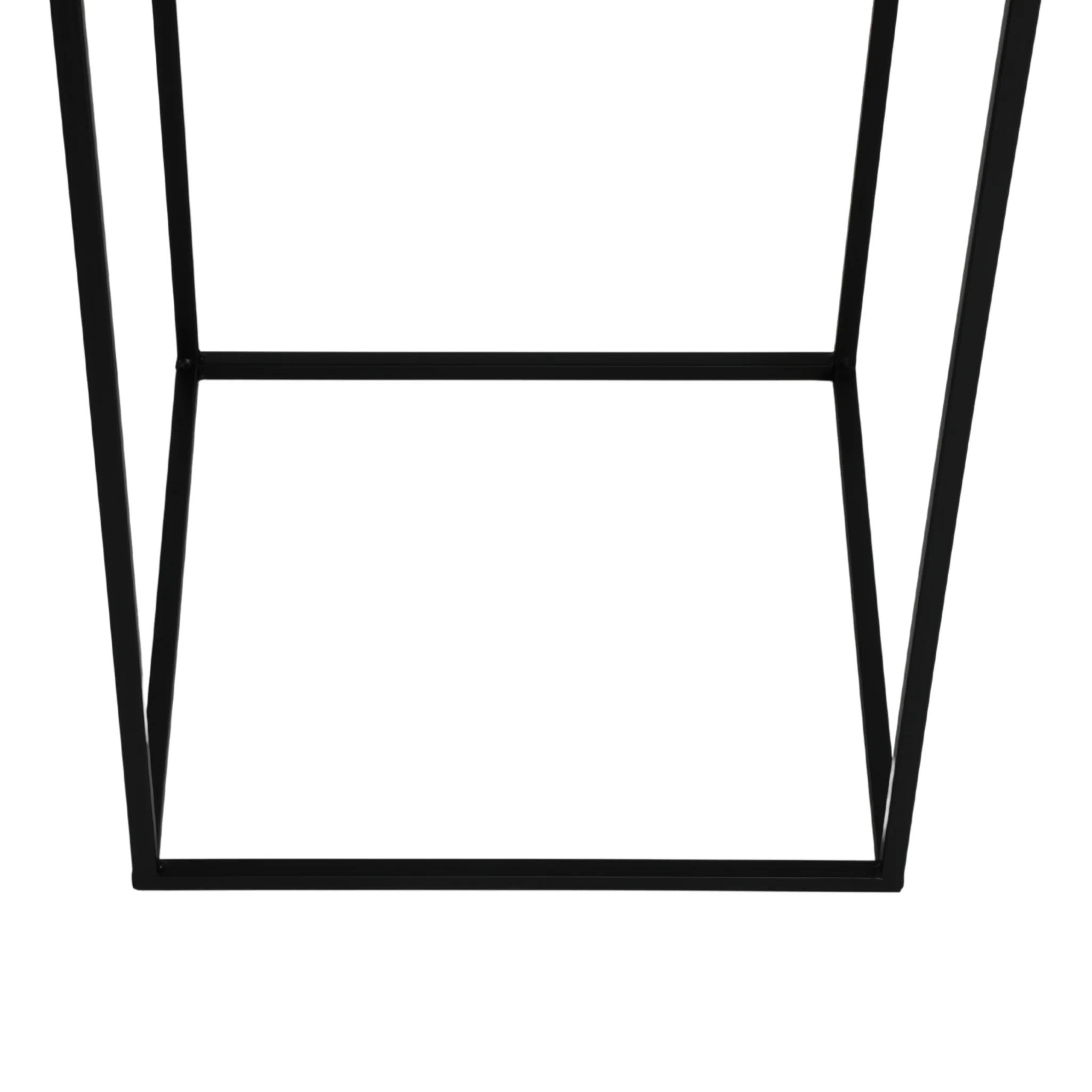 Modern Rectangular Tall Metal Frame Stand Centerpiece (3 pcs/set) - Black - Image 5