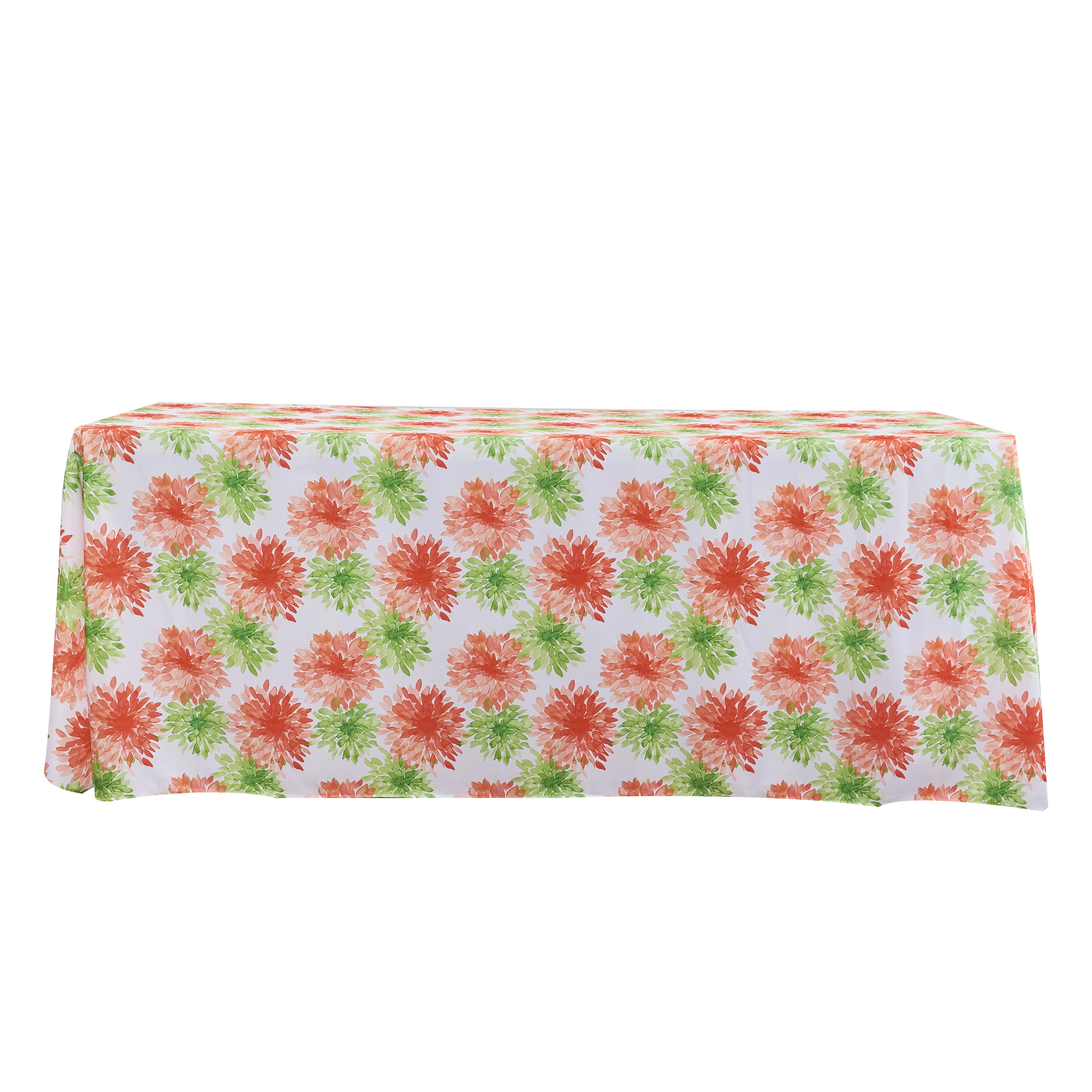 Blooming Mums 90"x132" Rectangular Tablecloth - Image 2