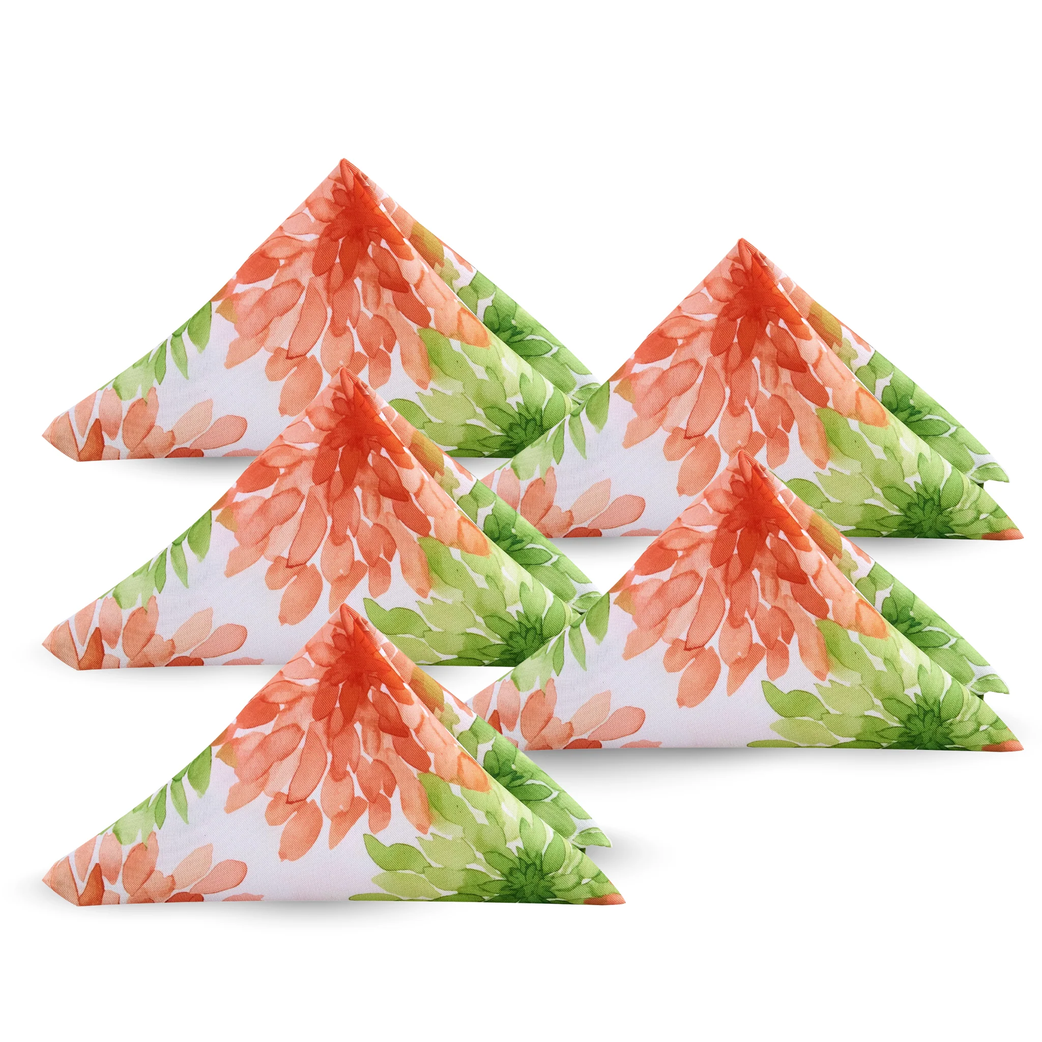 5 pcs/pk Blooming Mums 20"x20" Napkin - Image 2