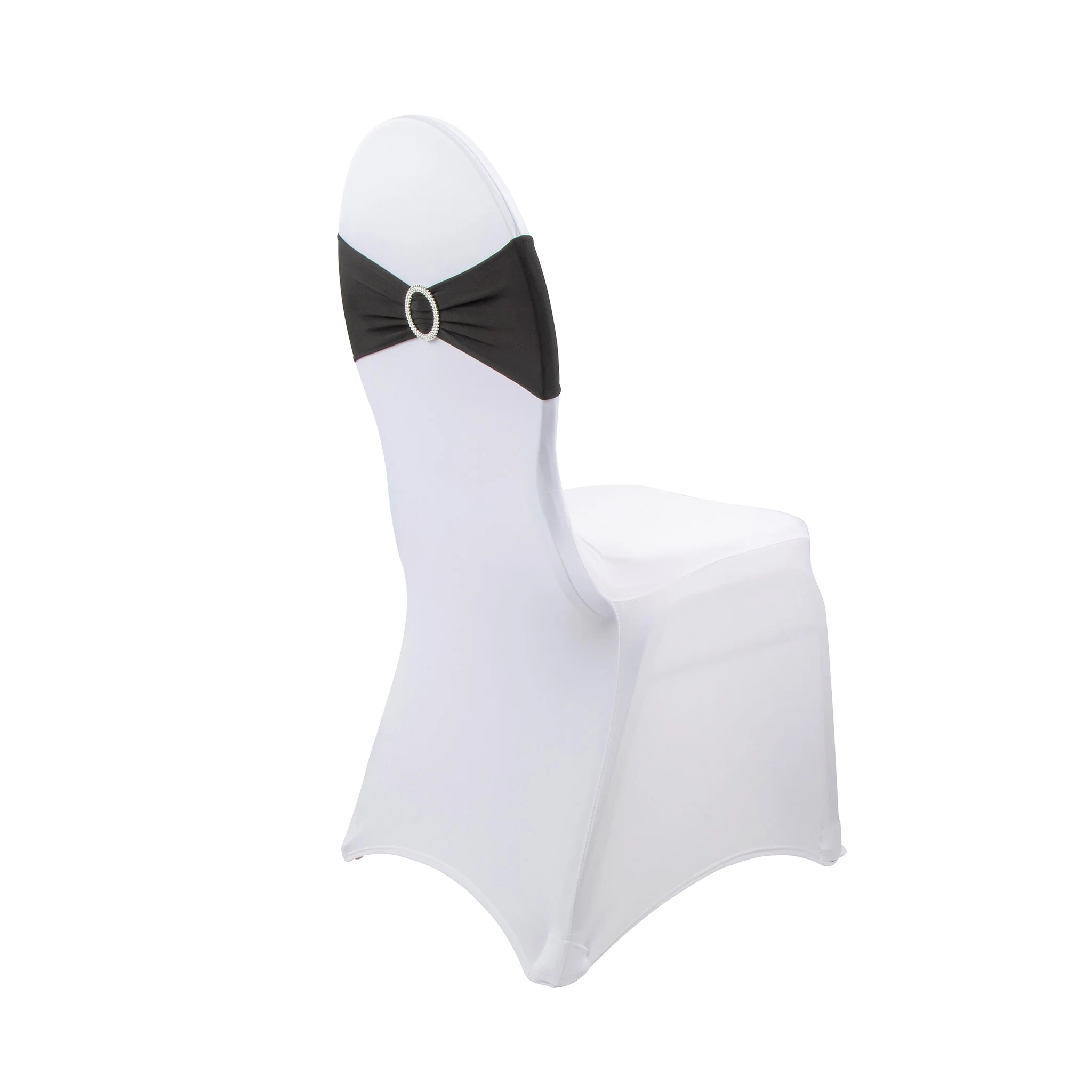 Buckle Spandex Stretch Chair Band - Black - Image 3