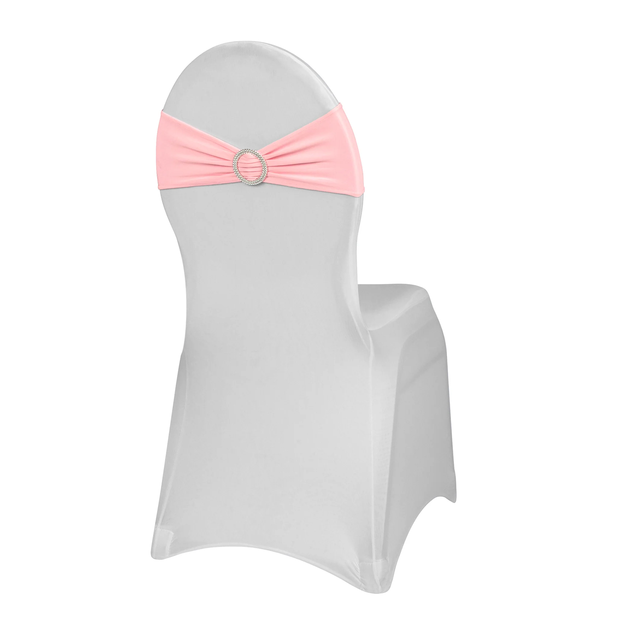 Buckle Spandex Stretch Chair Band - Pink - Image 3