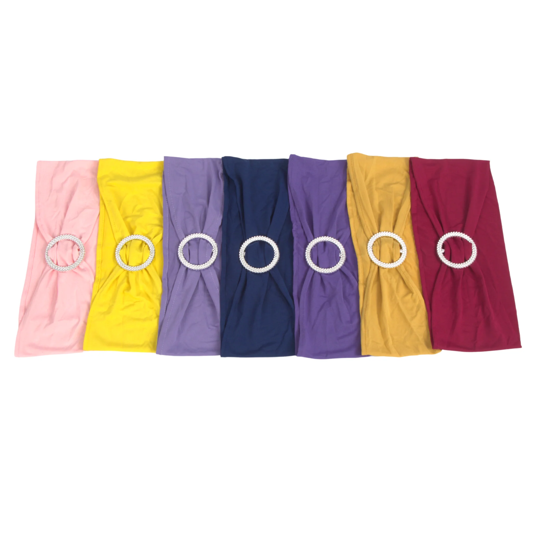 Buckle Spandex Stretch Chair Band - Pink - Image 6
