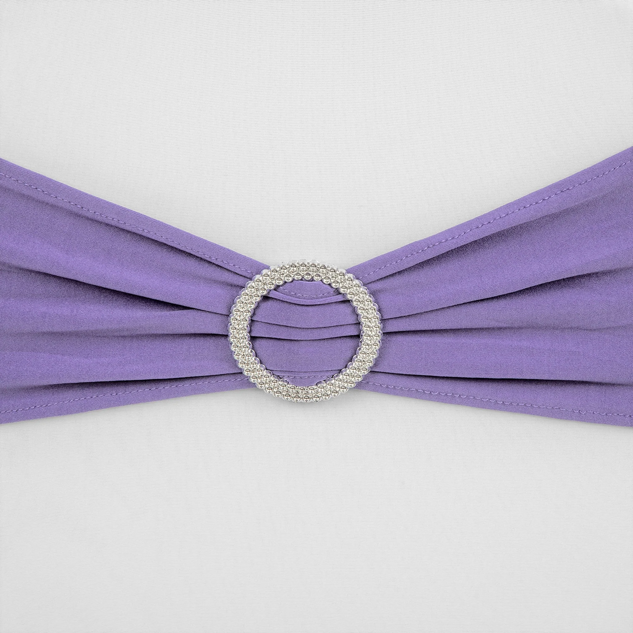Buckle Spandex Stretch Chair Band - Victorian Lilac/Wisteria - Image 2