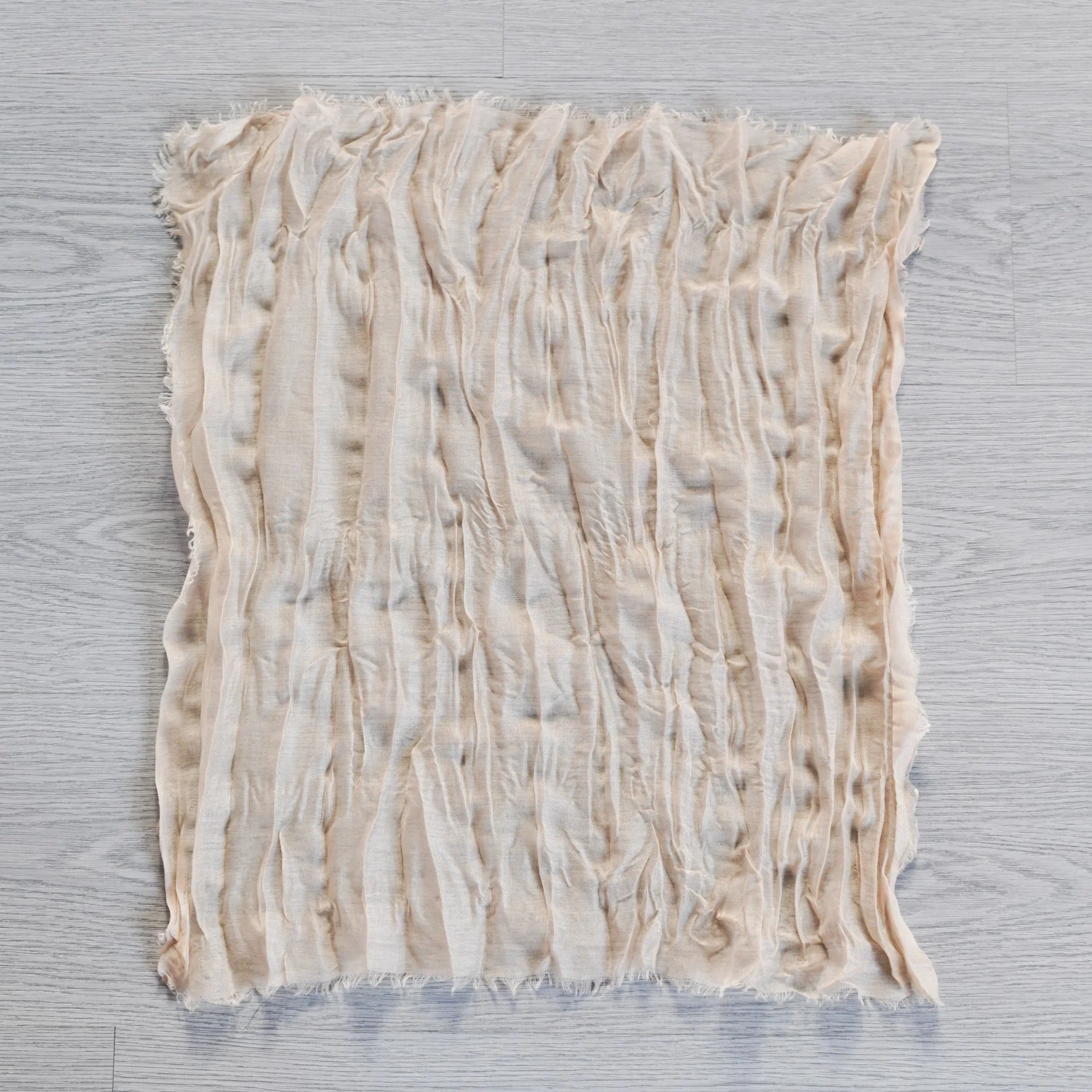Cheesecloth Gauze Linen Napkin 20"x20" (5pc/pk) - Champagne - Image 2