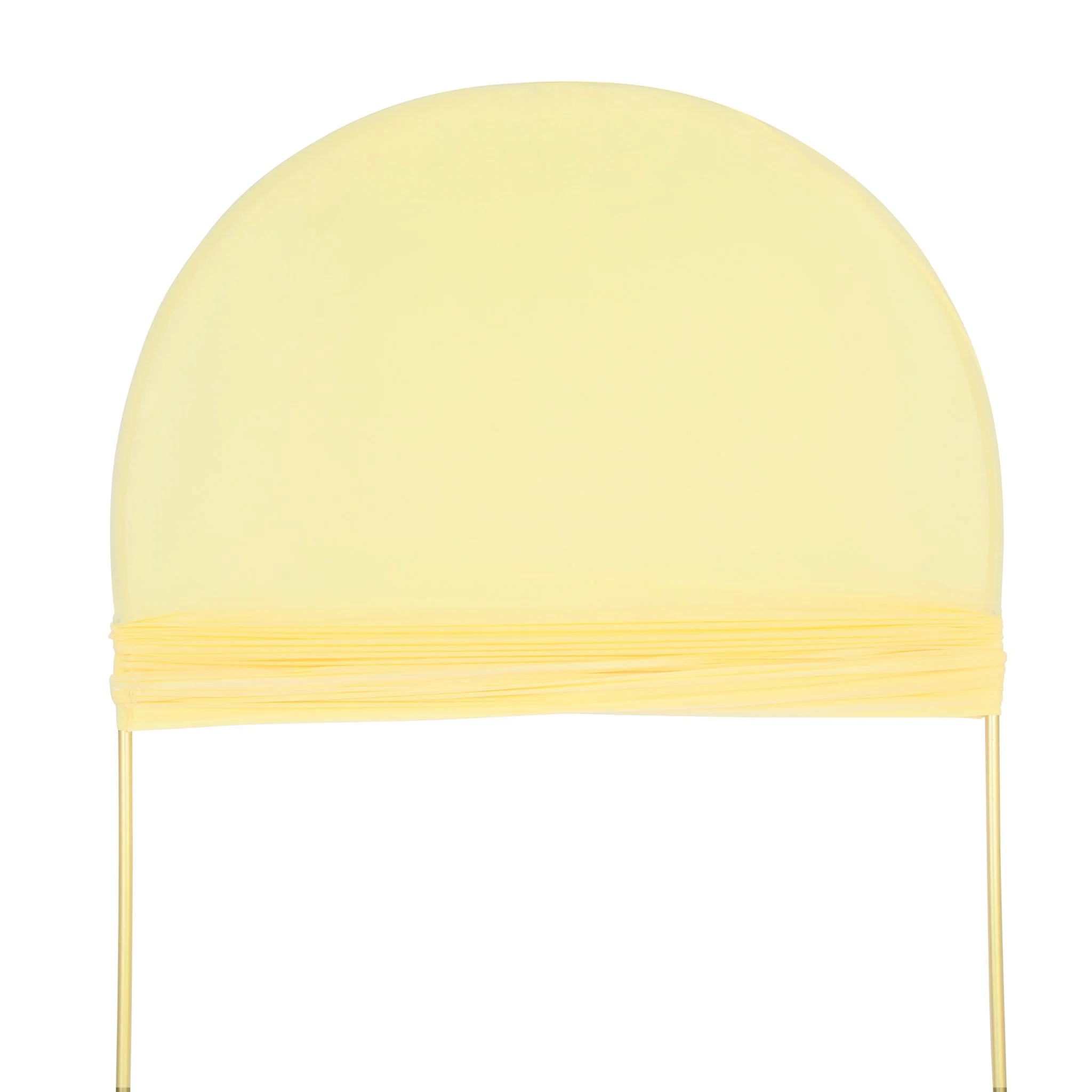 Spandex Arch Covers for Chiara Frame Backdrop 3pc/set - Pastel Yellow - Image 3