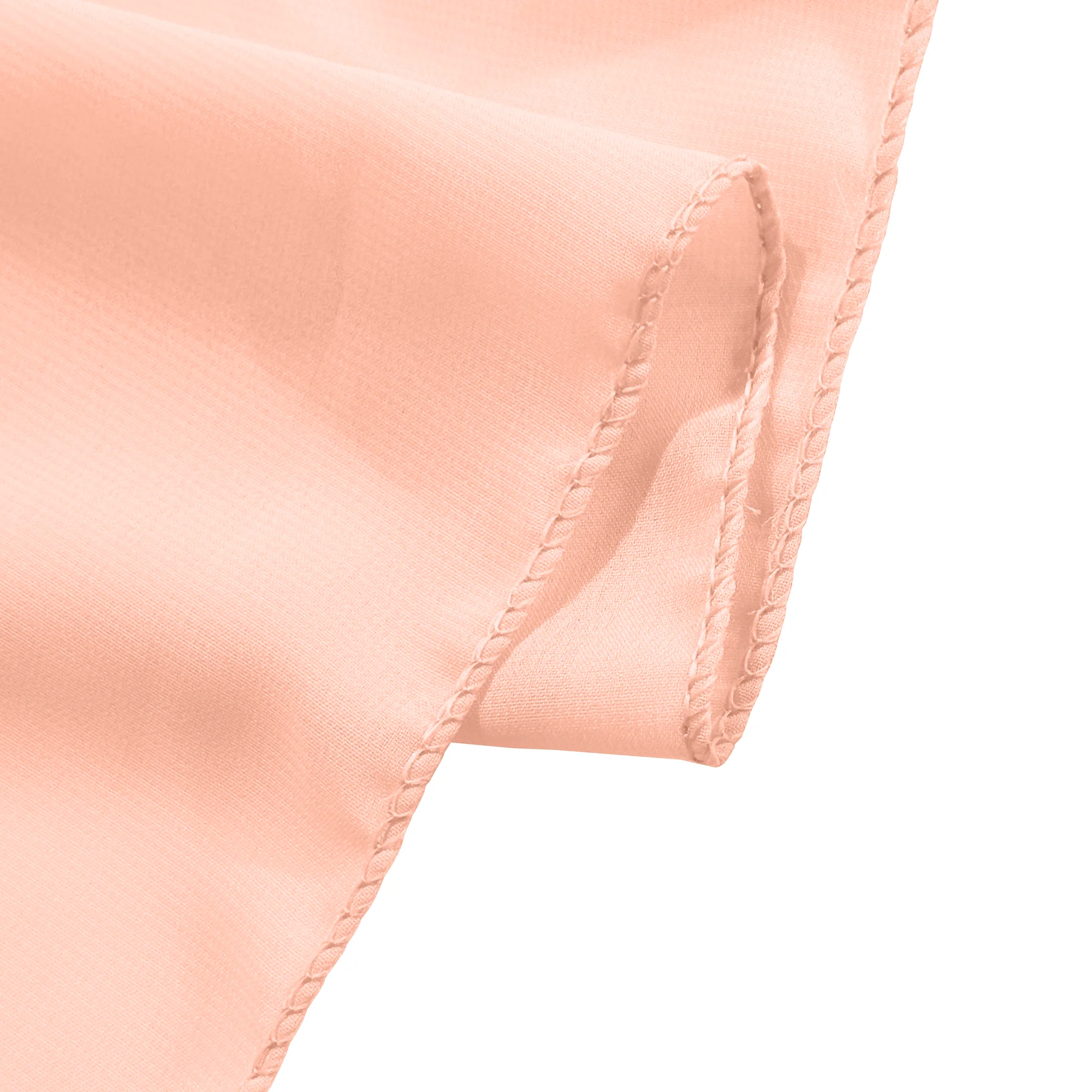 Chiffon Curtain Drape 10ft H x 58" W Panel - Blush/Rose Gold - Image 6