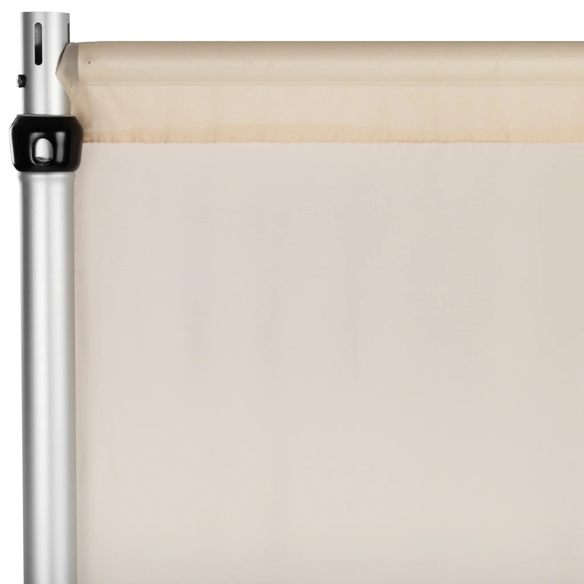 Chiffon Curtain Drape 12ft H x 118" W Panel - Champagne - Image 2