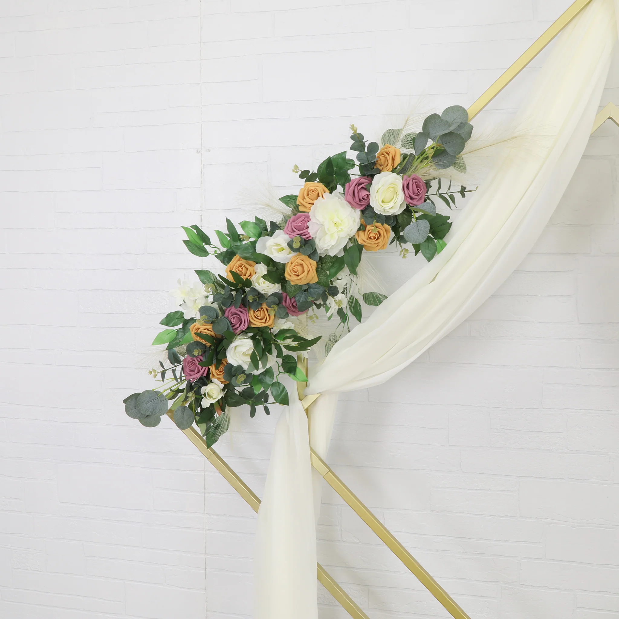 Chiffon Curtain Drape 12ft H x 58" W Panel - Ivory - Image 5
