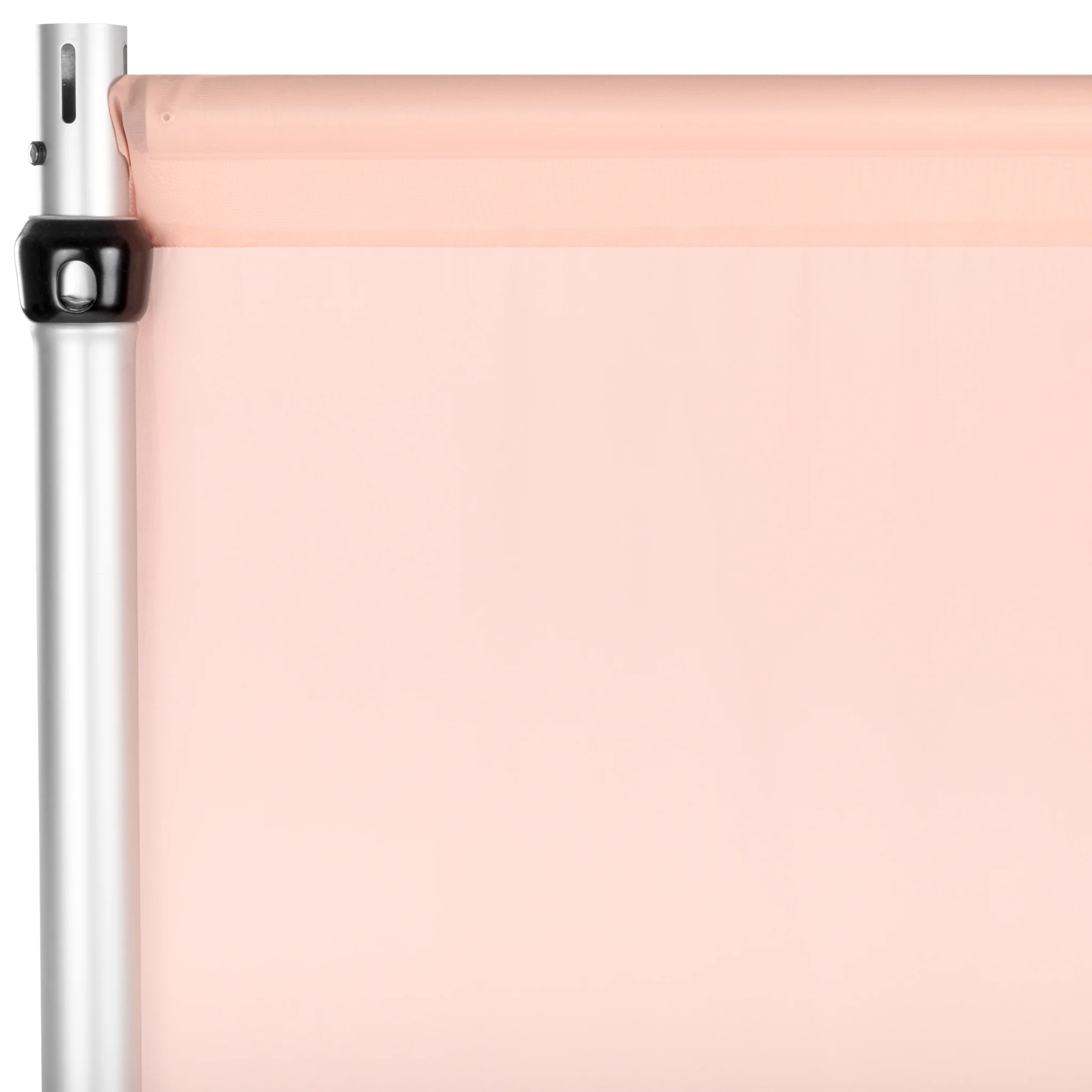 Chiffon Curtain Drape 14ft H x 58" W Panel - Blush/Rose Gold - Image 3