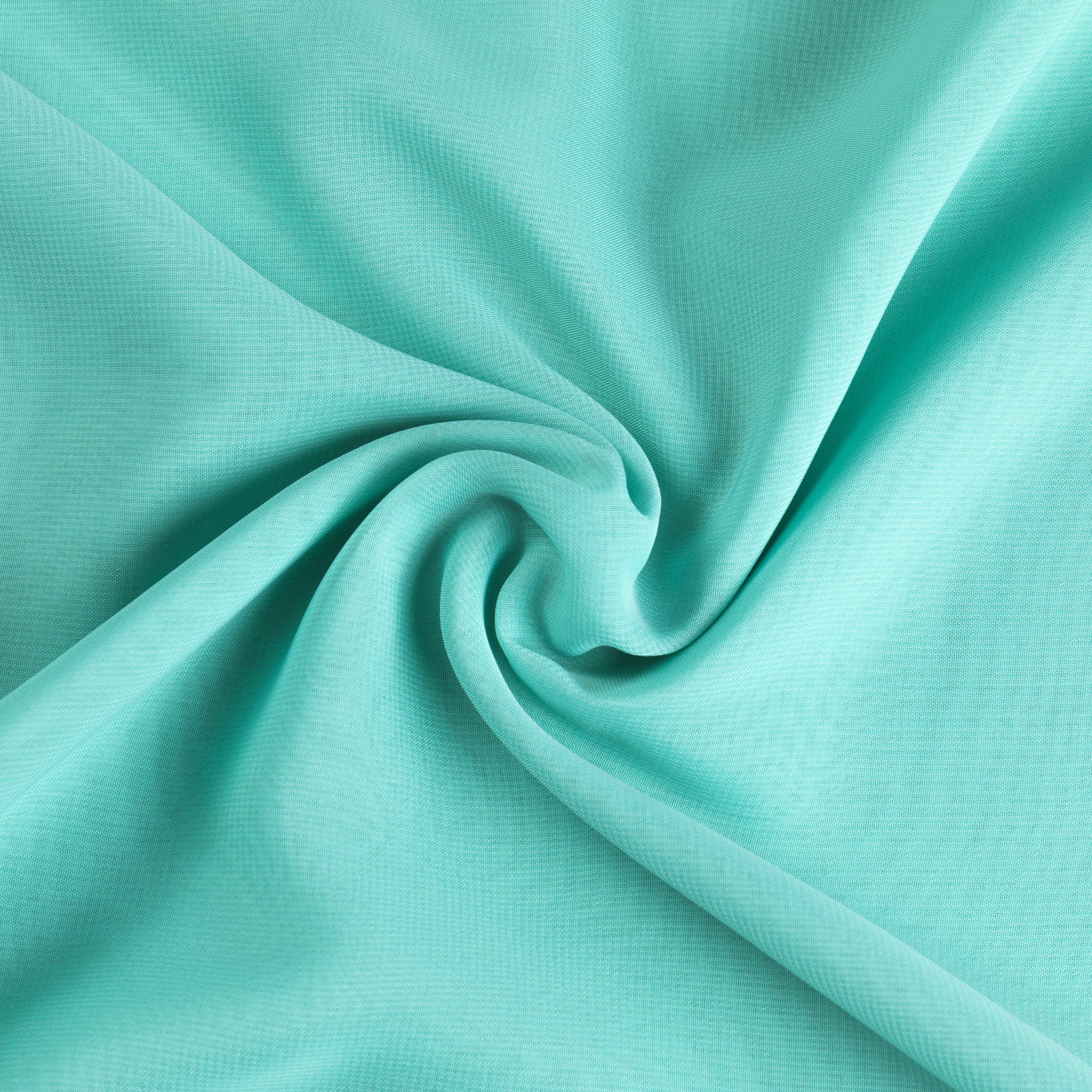 Chiffon Fabric Bolt 58" x 10 yards - Turquoise - Image 2