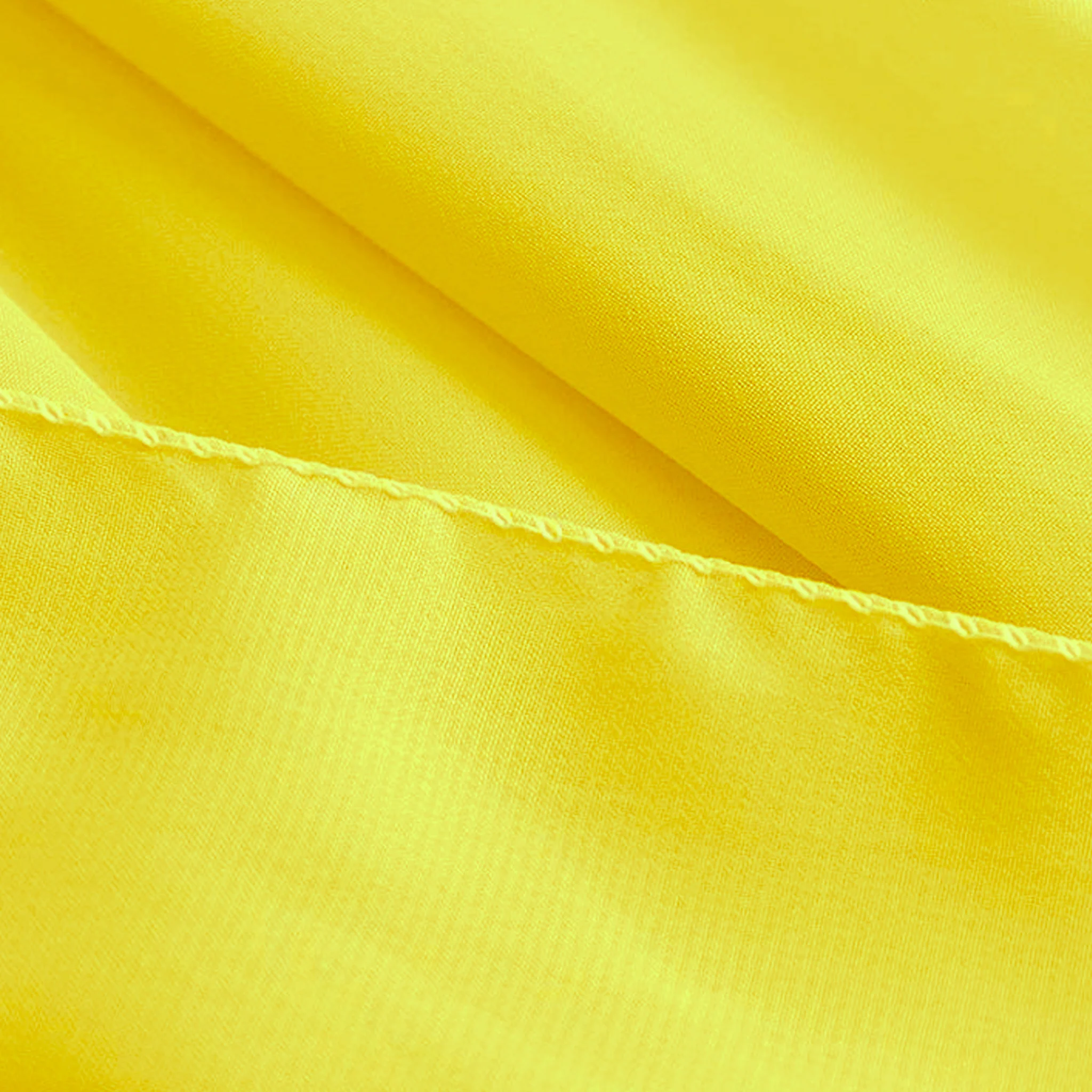 Chiffon Wedding Table Runner 10FT x 27" - Canary Yellow - Image 8