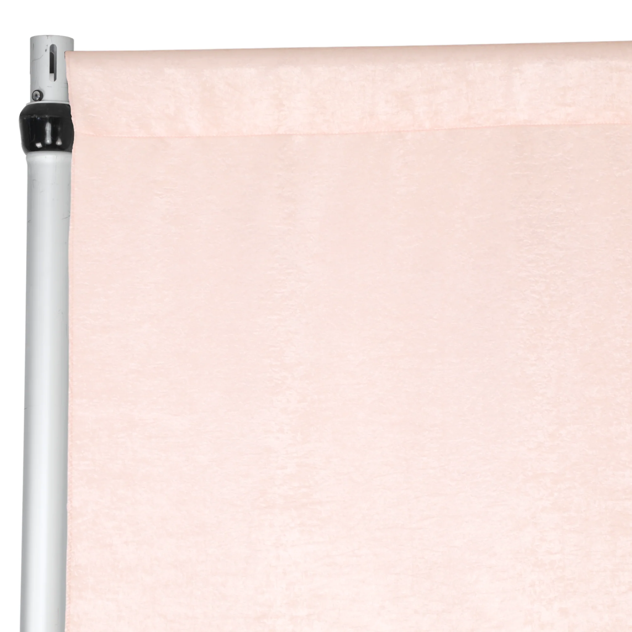 Crinkle Shimmer 10ft H x 52" W Drape/Backdrop Panel - Blush/Rose Gold - Image 2