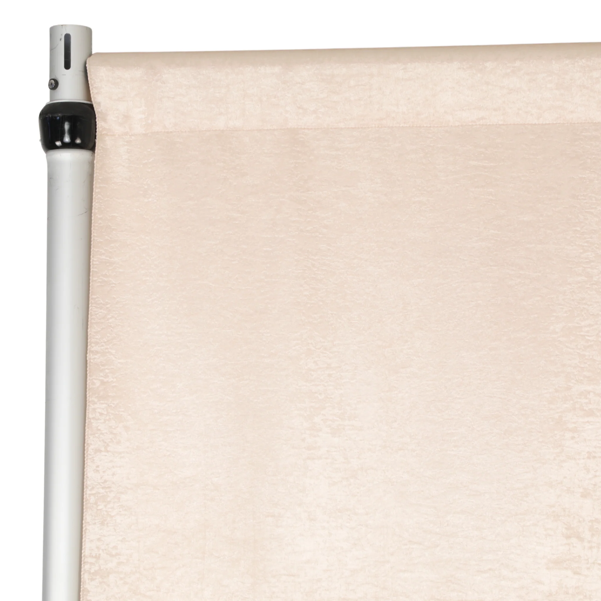Crinkle Shimmer 10ft H x 52" W Drape/Backdrop Panel - Champagne - Image 3