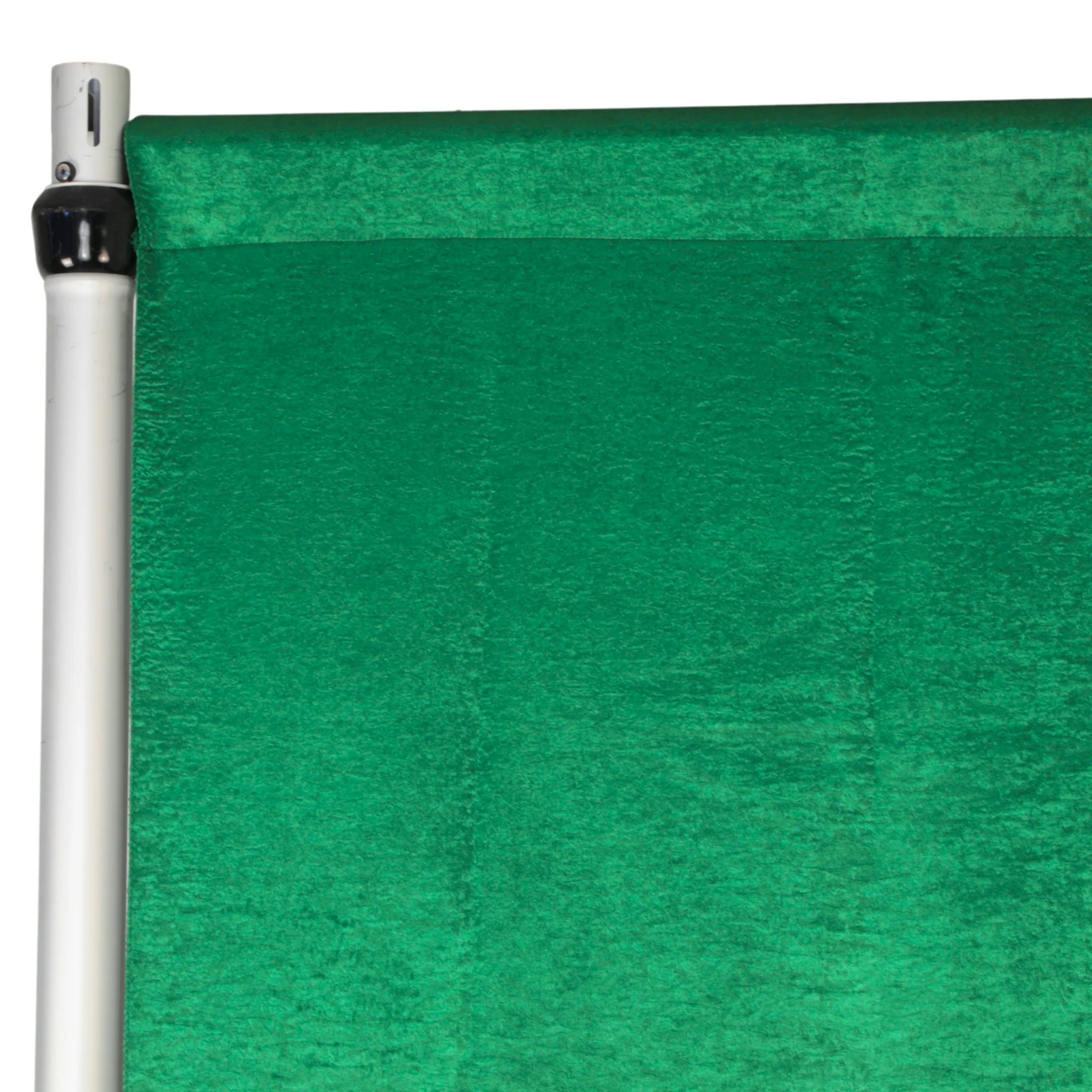 Crinkle Shimmer 10ft H x 52" W Drape/Backdrop Panel - Emerald Green - Image 3