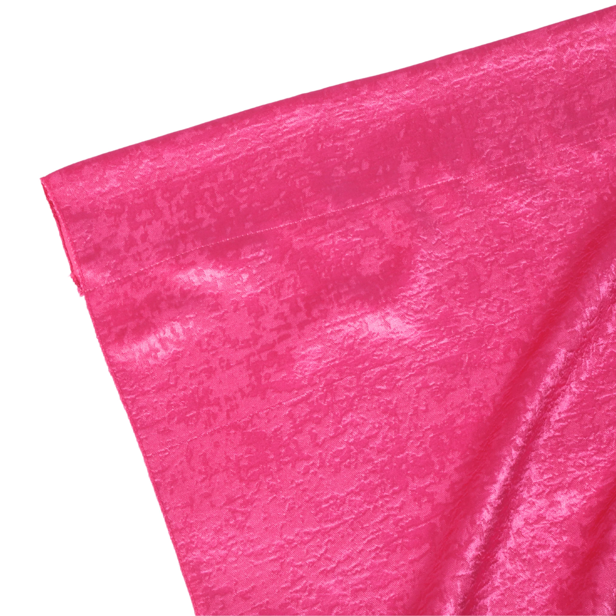 Crinkle Shimmer 10ft H x 52" W Drape/Backdrop Panel - Fuchsia - Image 2