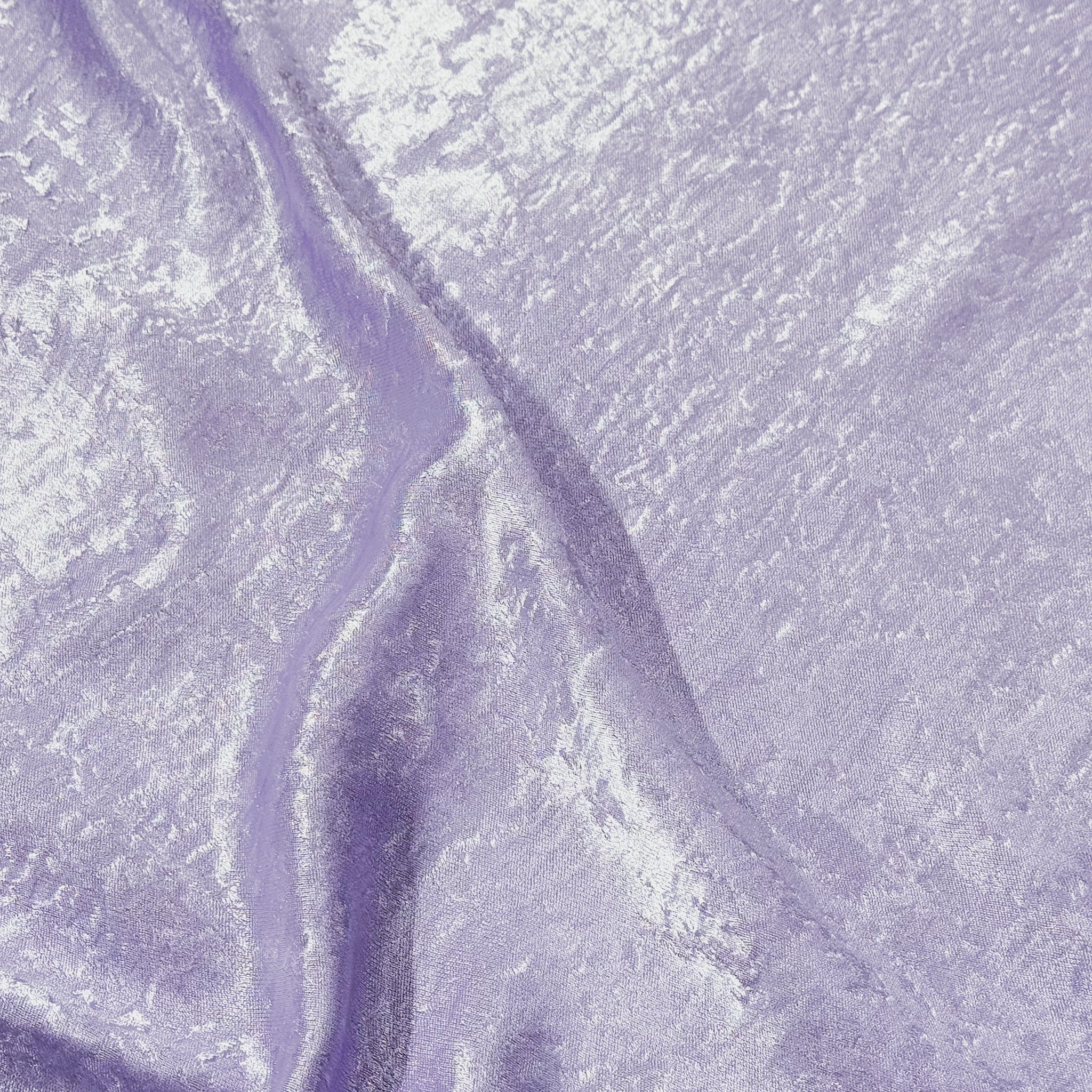 Crinkle Shimmer 10ft H x 52" W Drape/Backdrop Panel - Lavender - Image 2
