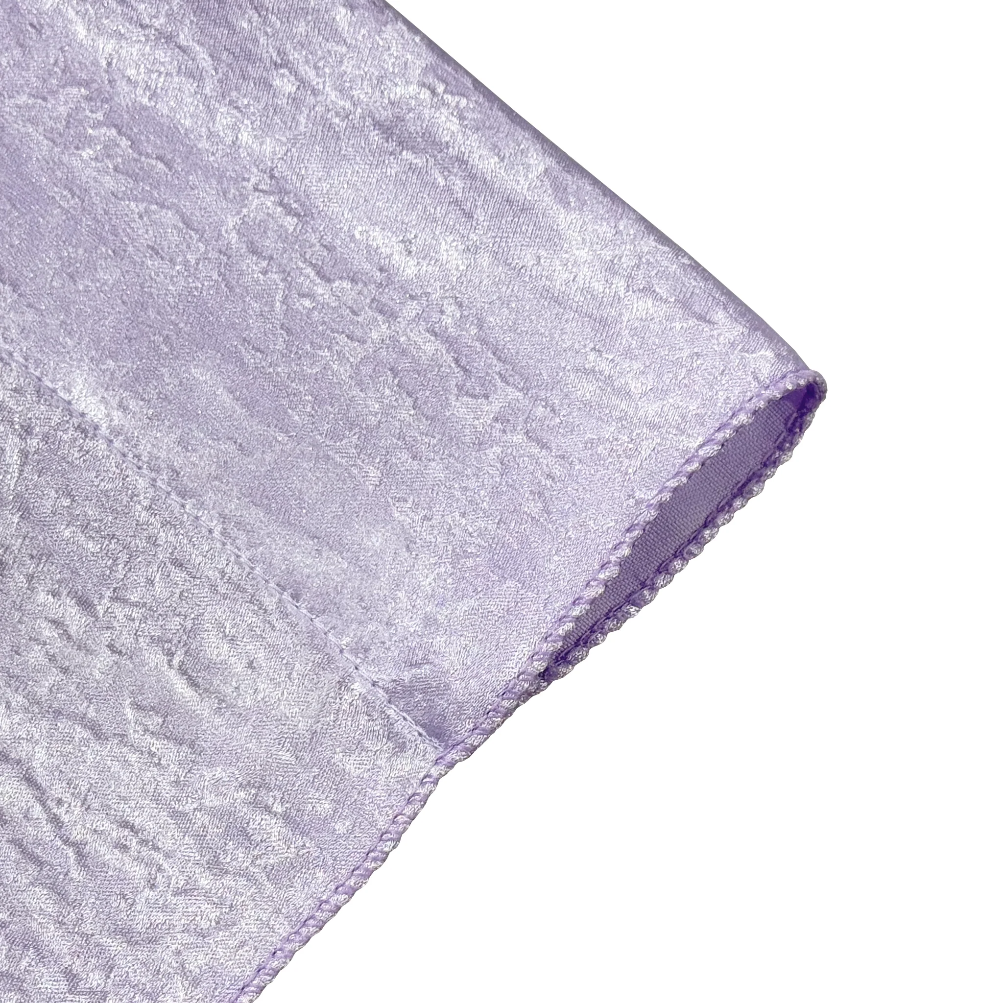 Crinkle Shimmer 10ft H x 52" W Drape/Backdrop Panel - Lavender - Image 3