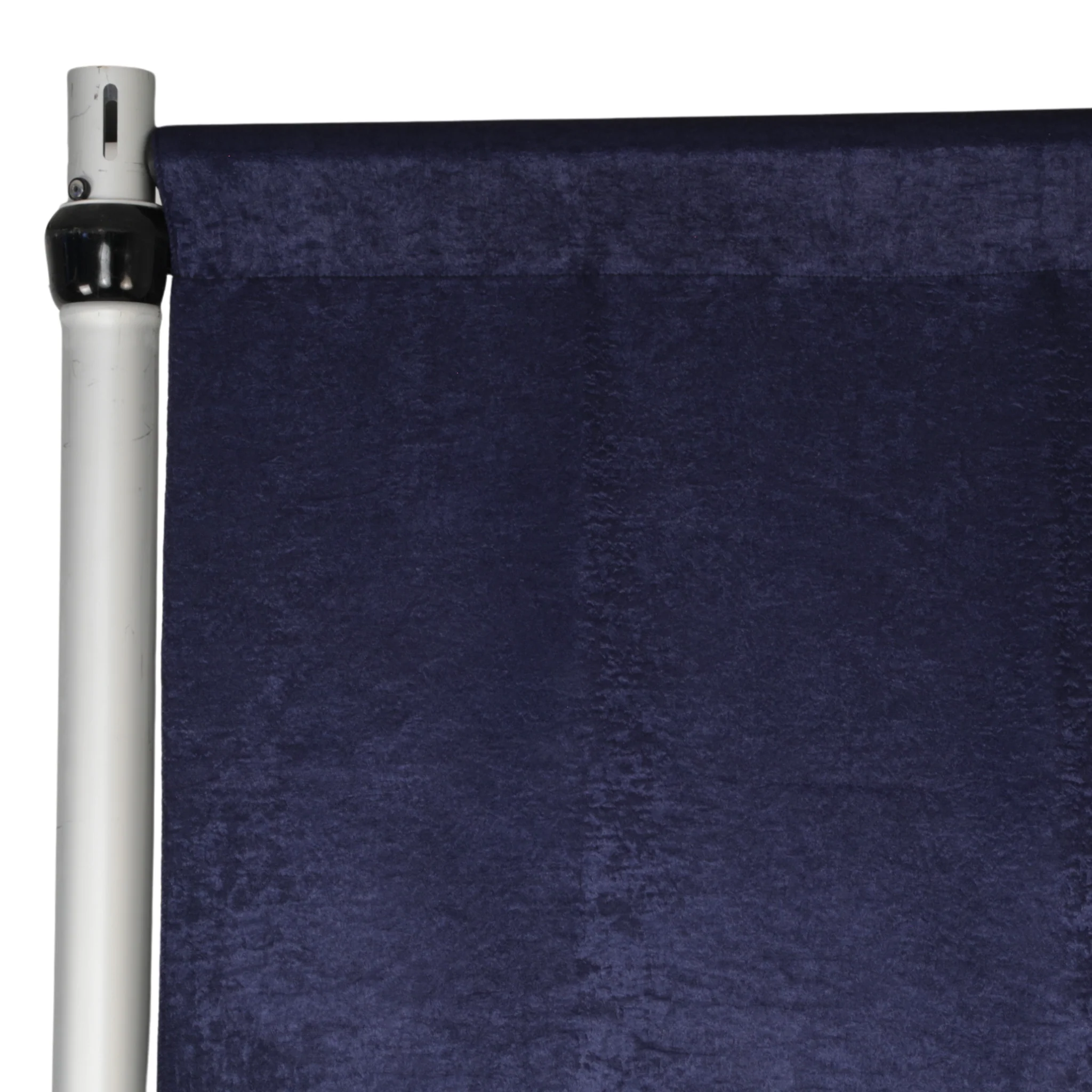 Crinkle Shimmer 10ft H x 52" W Drape/Backdrop Panel - Navy Blue - Image 3