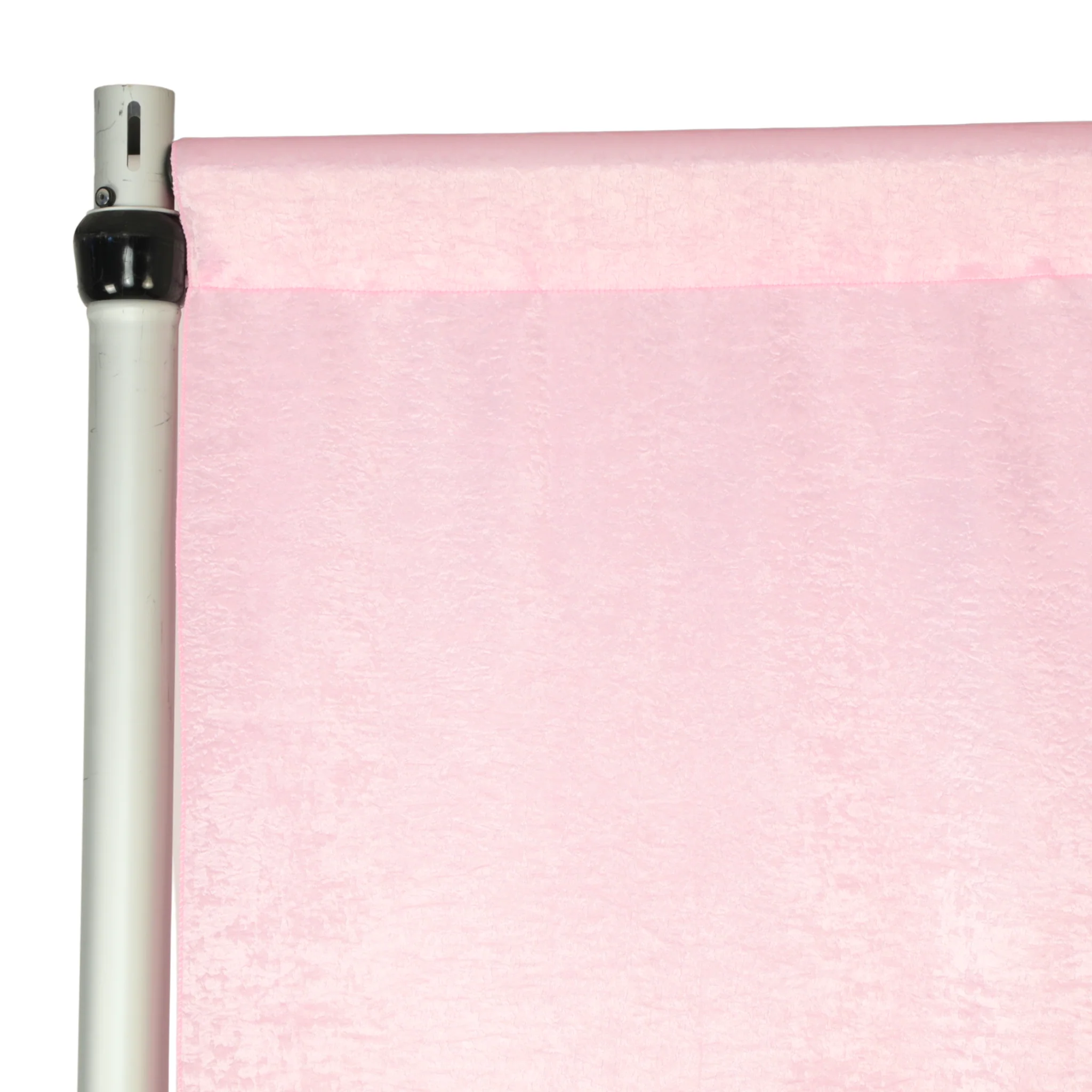 Crinkle Shimmer 10ft H x 52" W Drape/Backdrop Panel - Pink - Image 3
