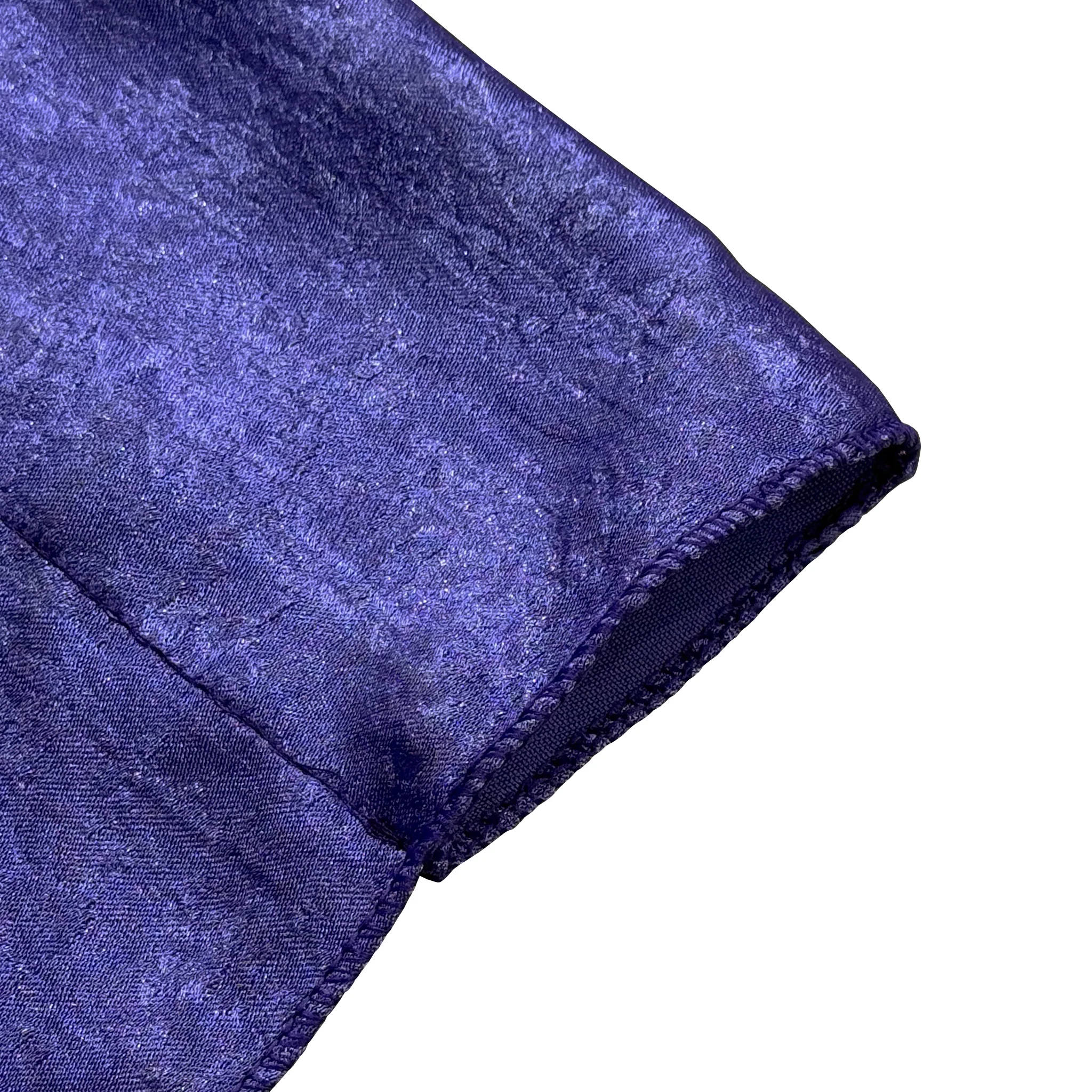 Crinkle Shimmer 10ft H x 52" W Drape/Backdrop Panel - Purple - Image 5