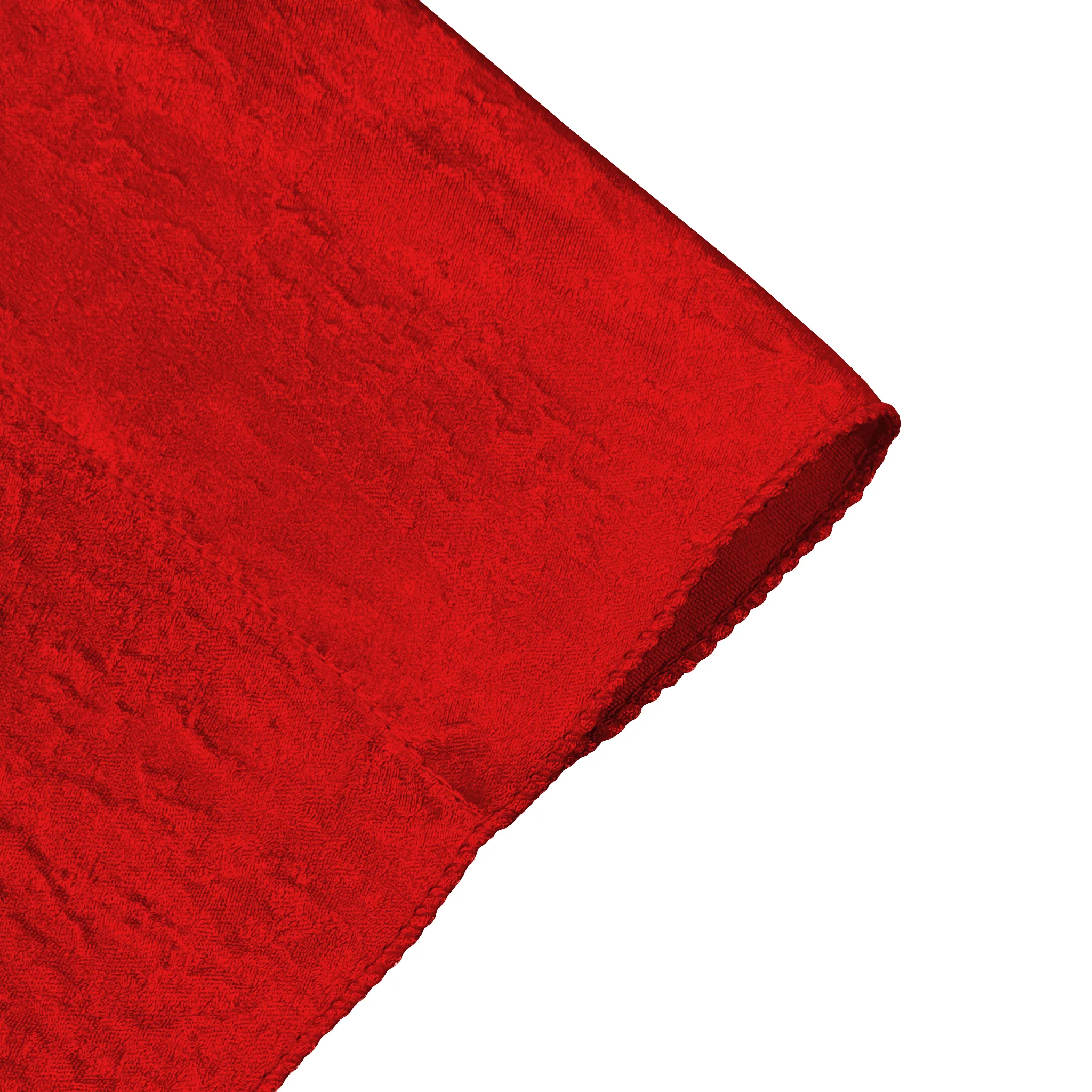 Crinkle Shimmer 10ft H x 52" W Drape/Backdrop Panel - Red - Image 3