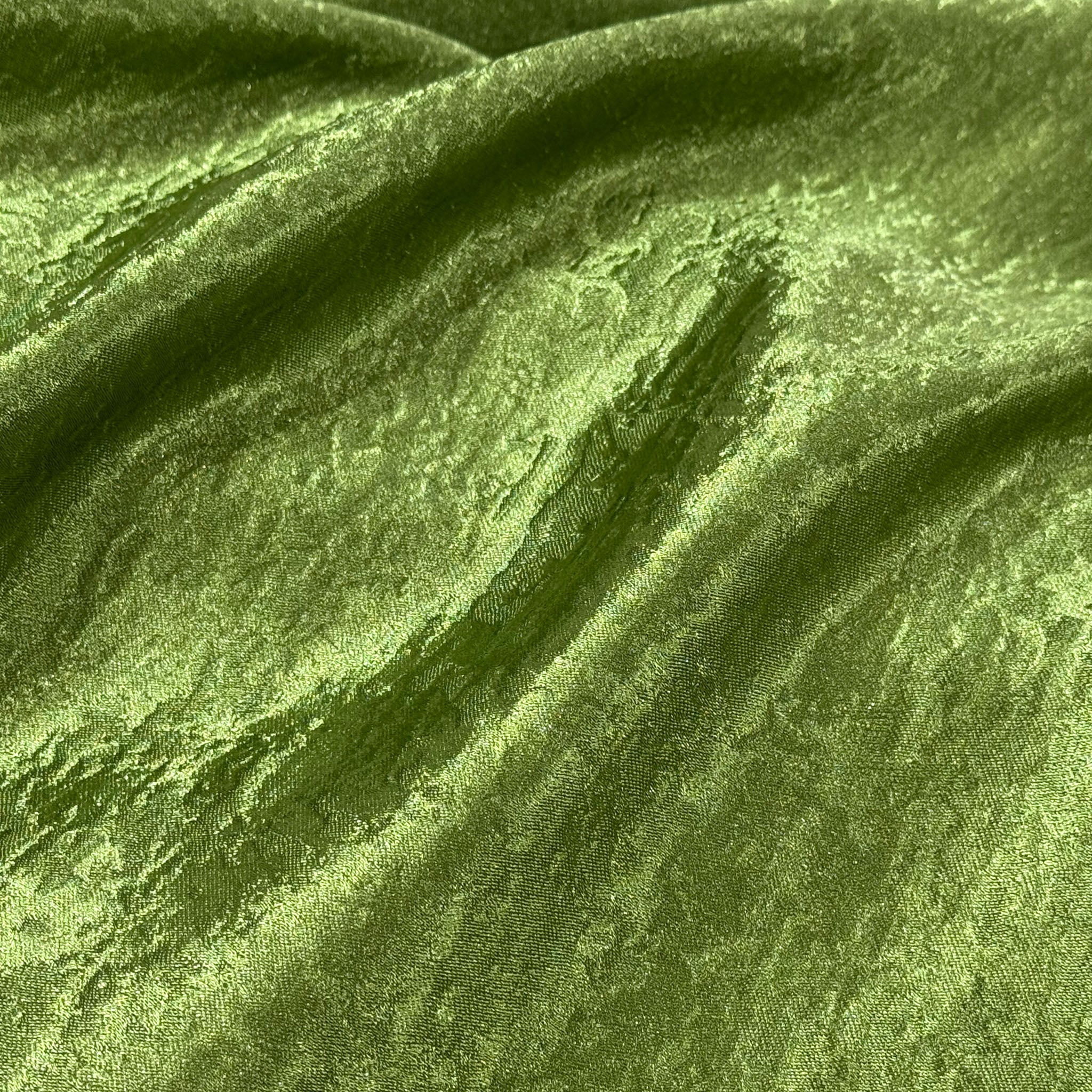 Crinkle Shimmer 10ft H x 52" W Drape/Backdrop Panel - Willow Green - Image 2