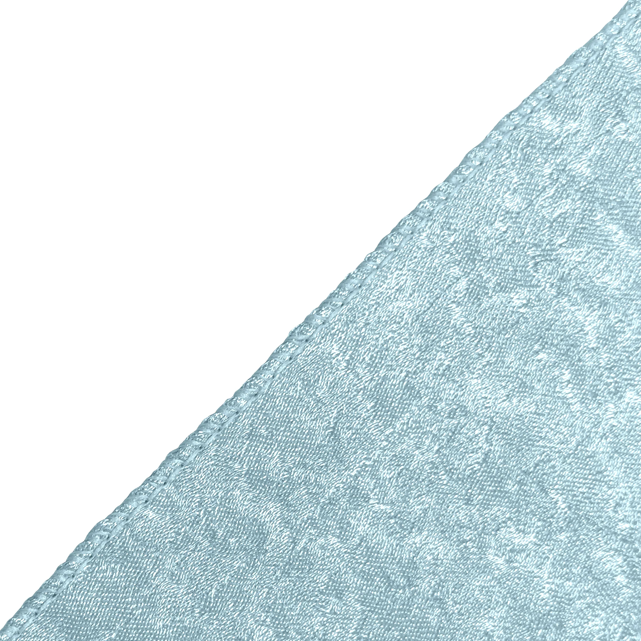 Crinkle Shimmer 10ft H x 52" W Drape/Backdrop Panel - Baby Blue - Image 5