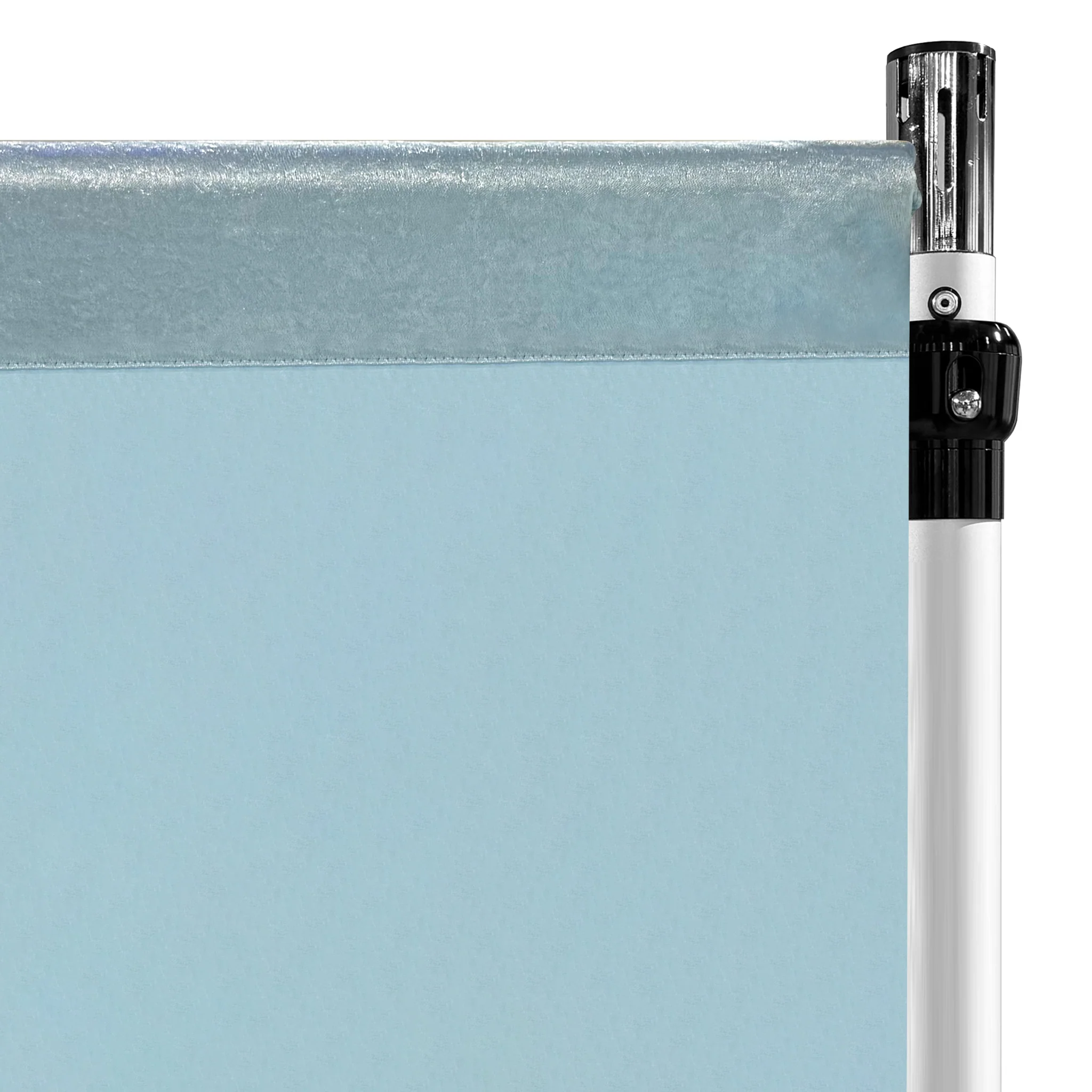 Crinkle Shimmer 10ft H x 52" W Drape/Backdrop Panel - Baby Blue - Image 6