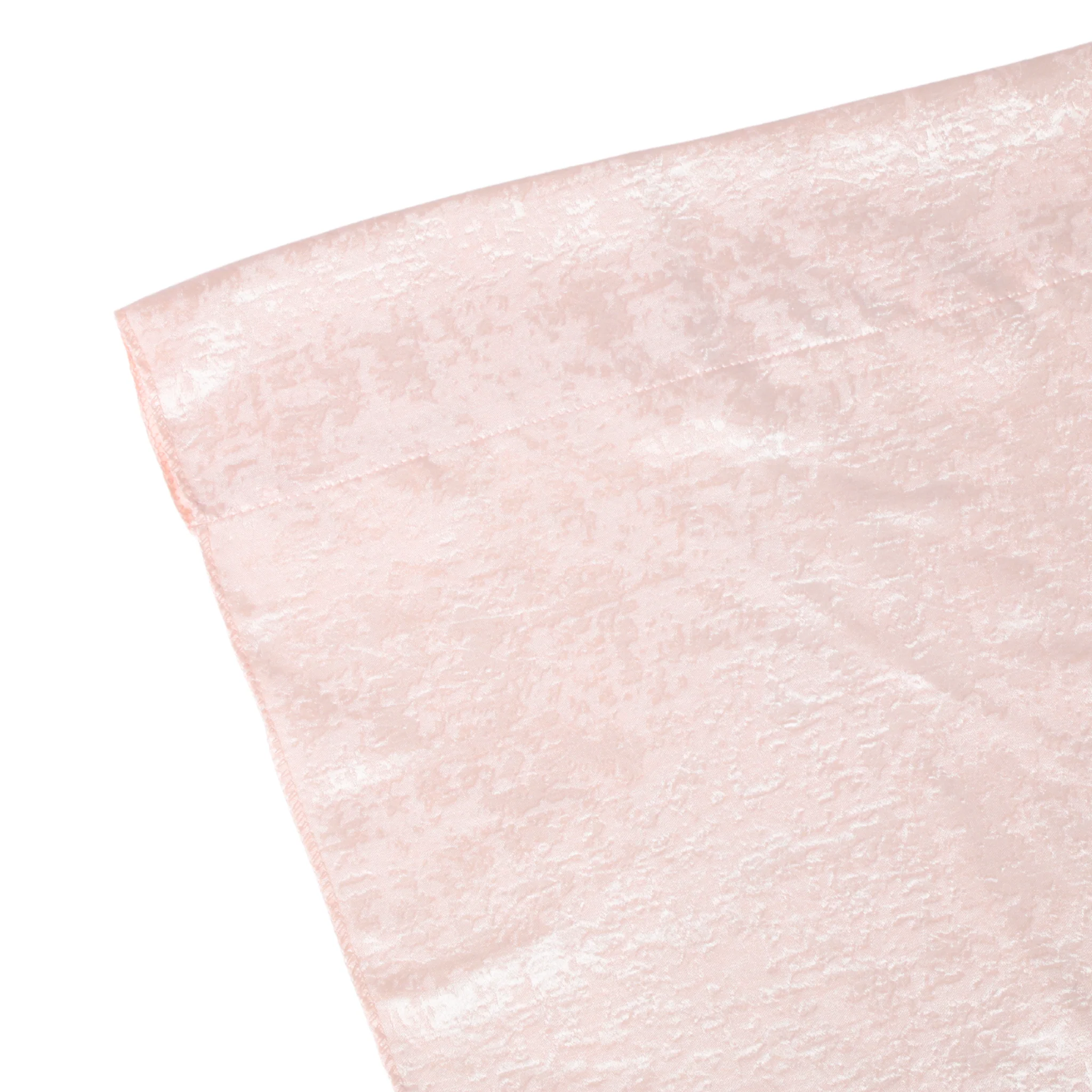 Crinkle Shimmer 12ft H x 52" W Drape/Backdrop Panel - Blush/Rose Gold - Image 3