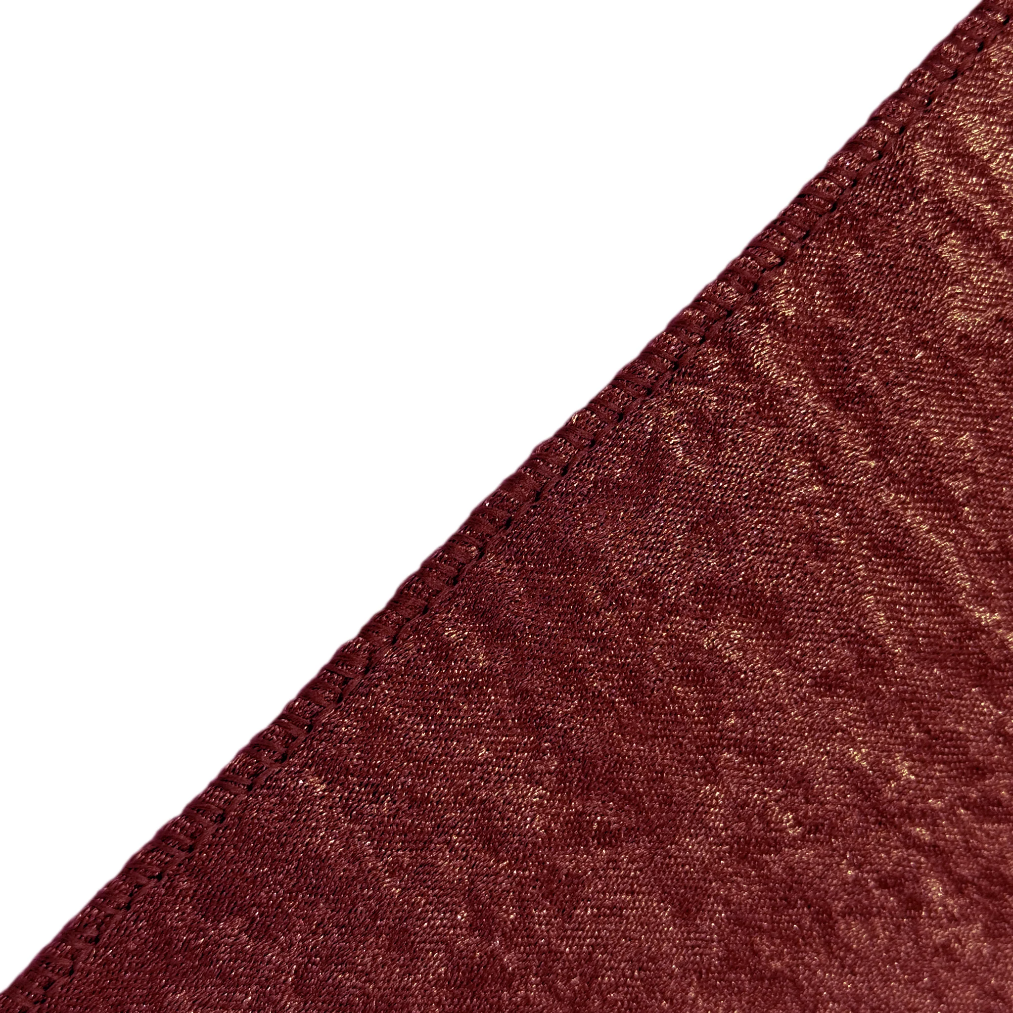 Crinkle Shimmer 12ft H x 52" W Drape/Backdrop Panel - Burgundy - Image 4